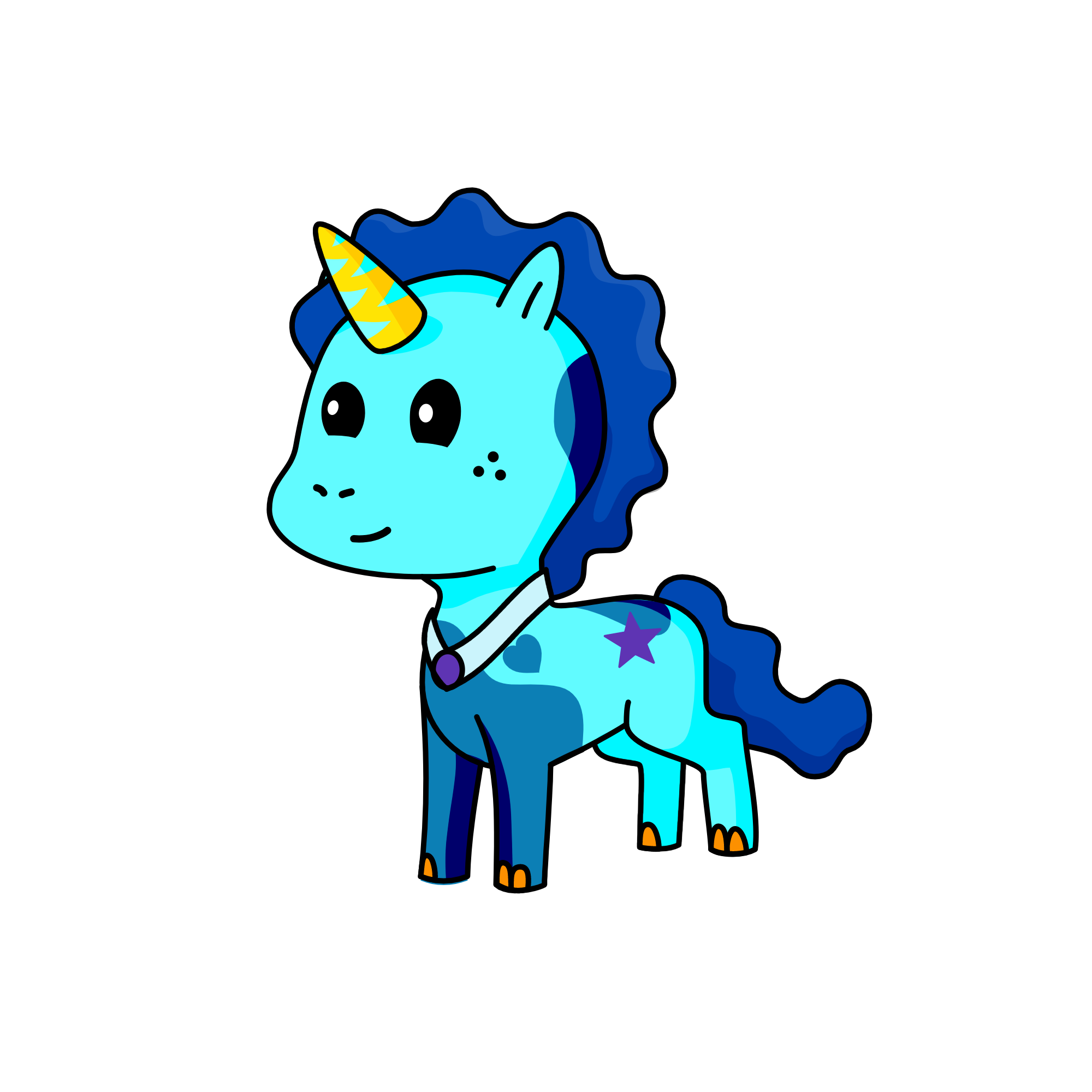 Pacifica of the Ocean, the unicorn