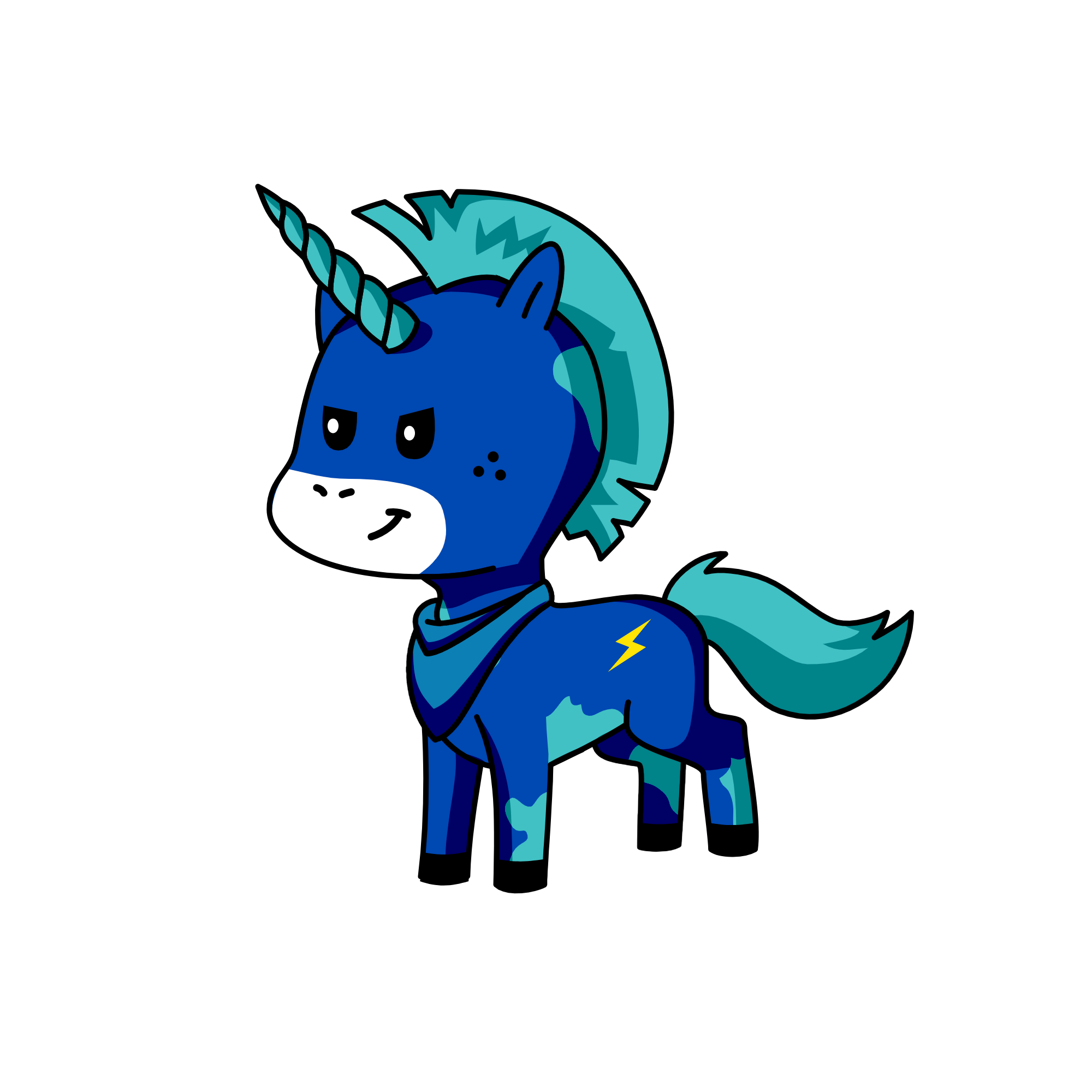 Flash, the unicorn