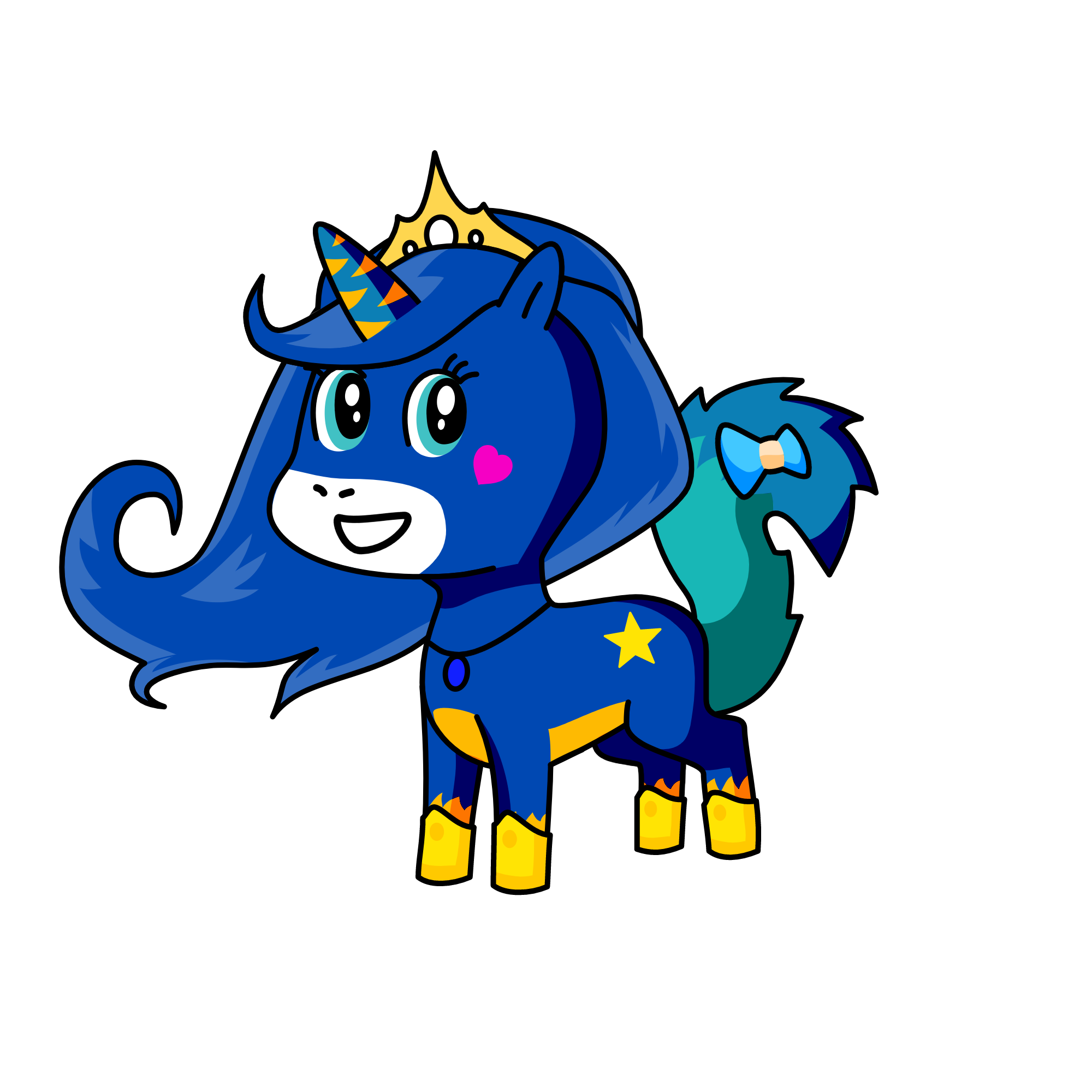 Princess Luna, the unicorn