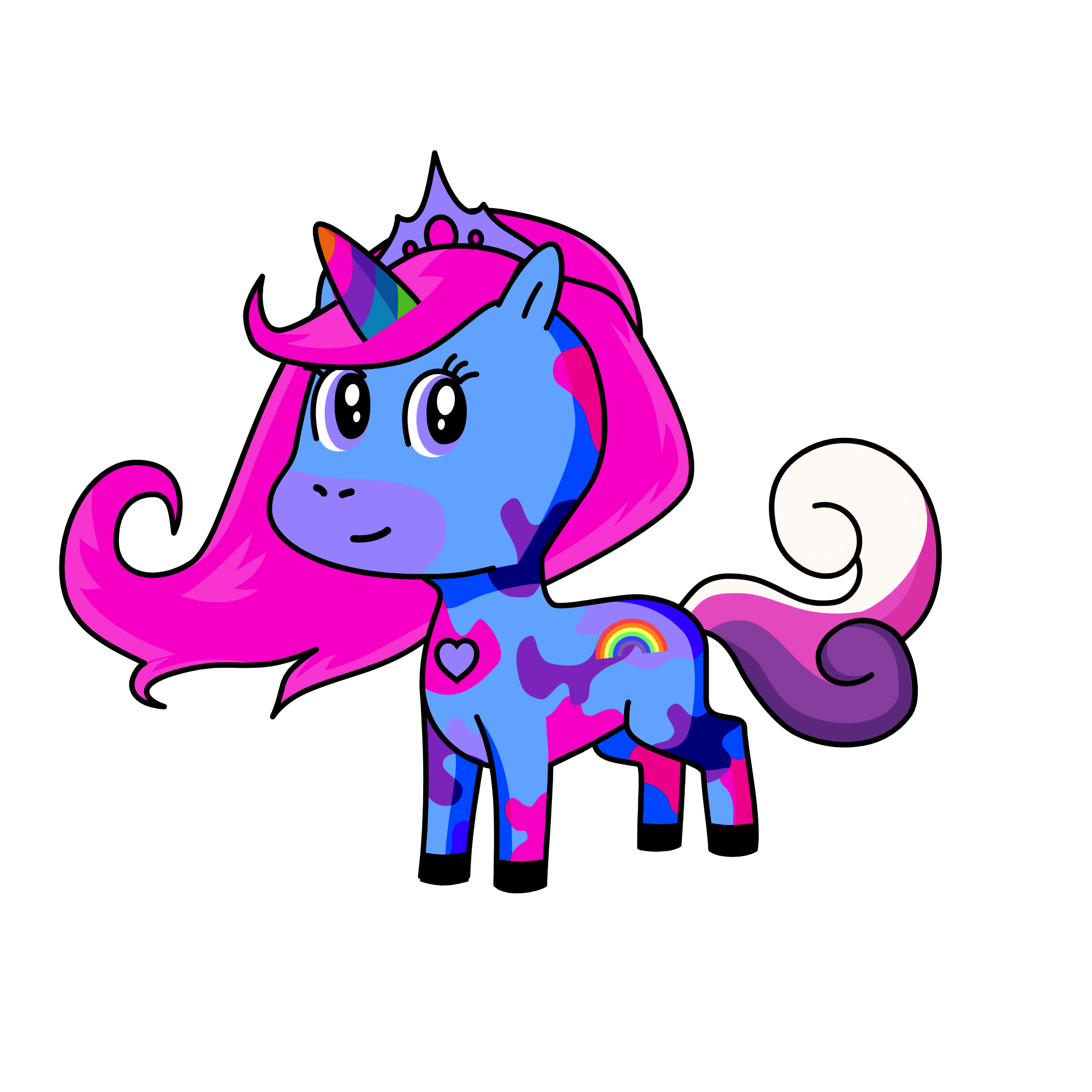 rainbow, the unicorn