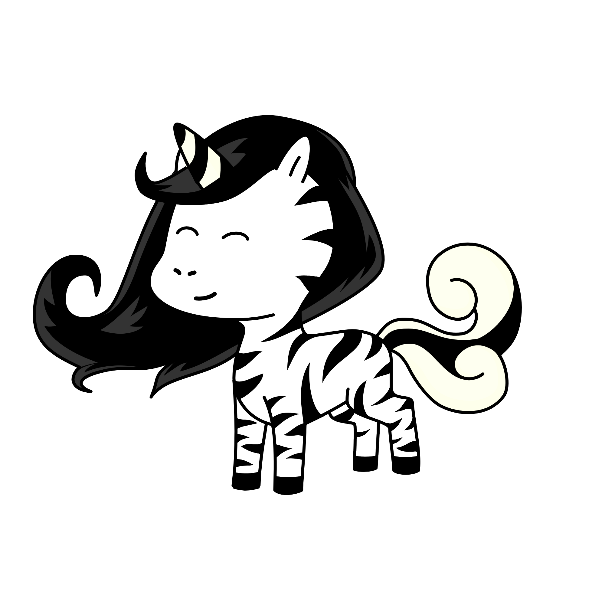zibra uni (made by Anna Rouqi Chan), the unicorn
