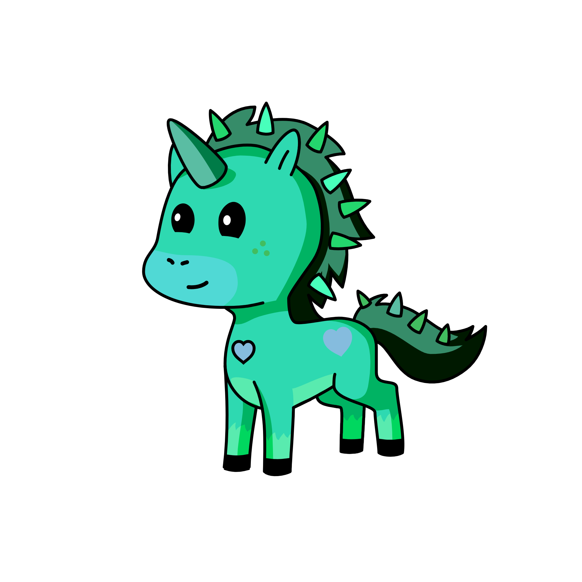 Tinsel, the unicorn