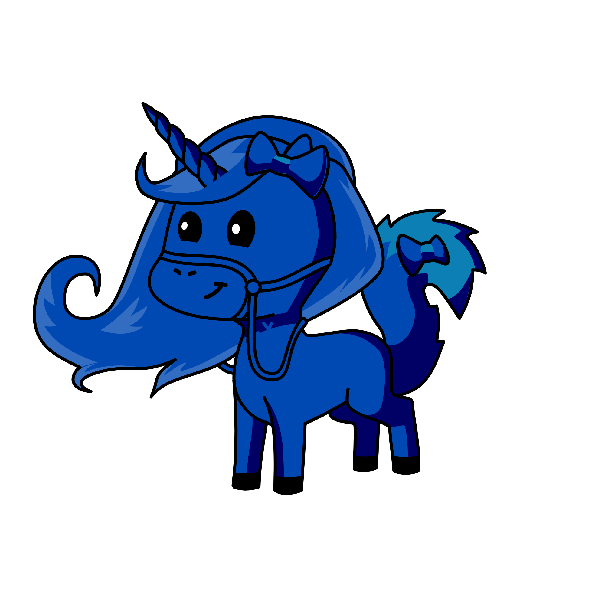 Bushy, the unicorn