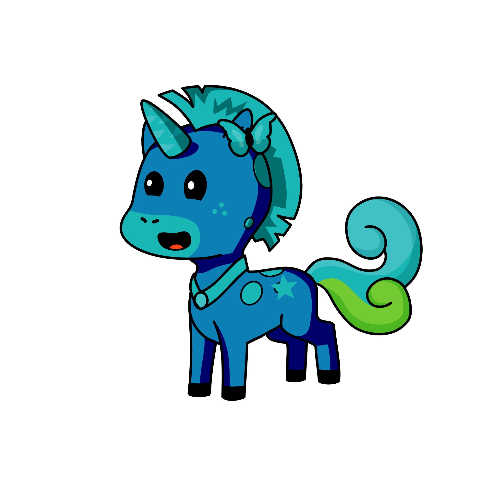 Smokie, the unicorn