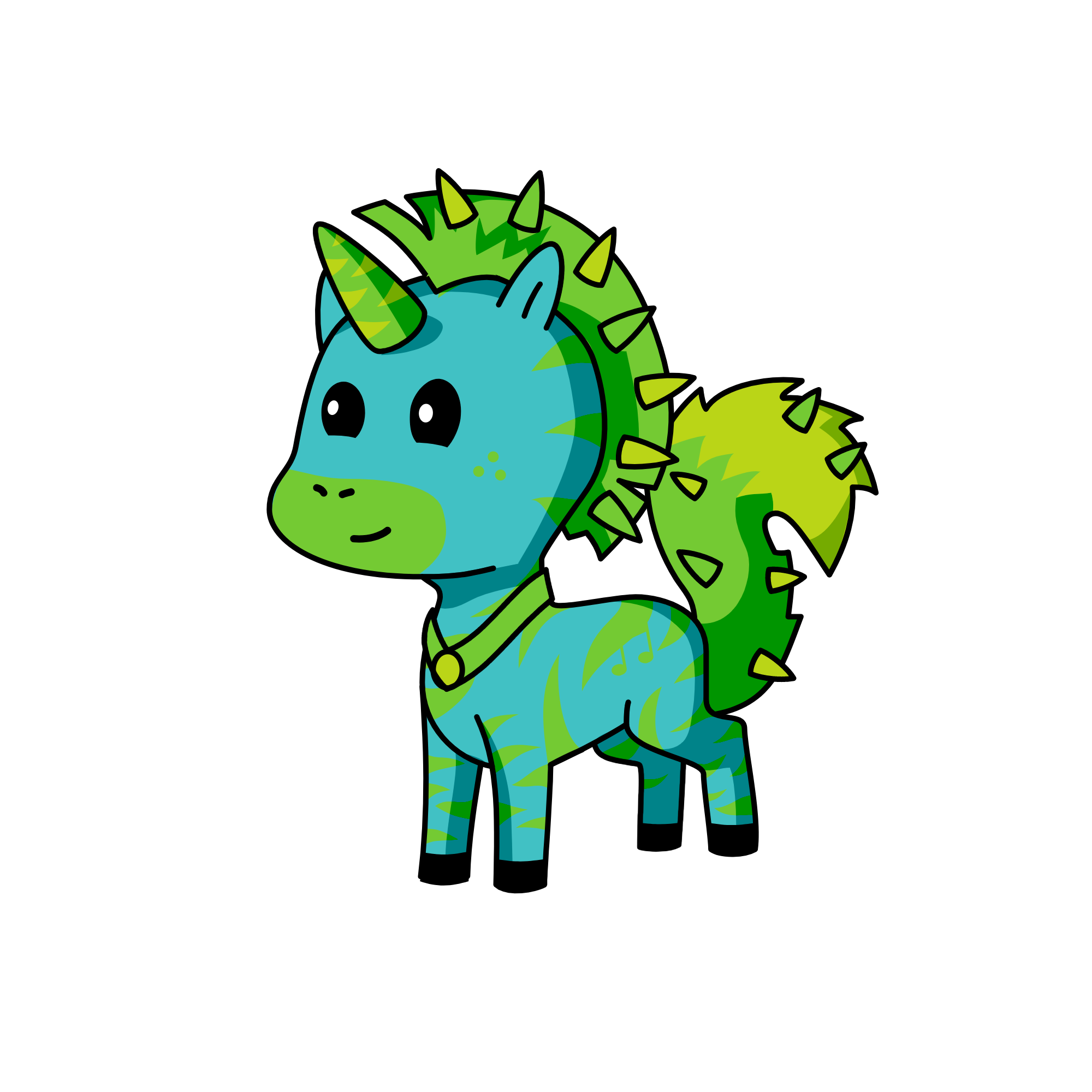 Dash, the unicorn