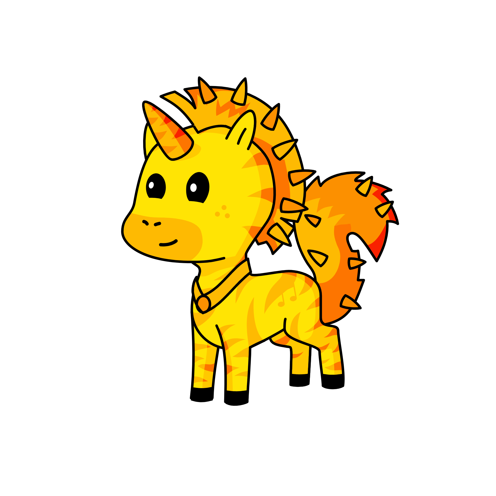 Spike, the unicorn