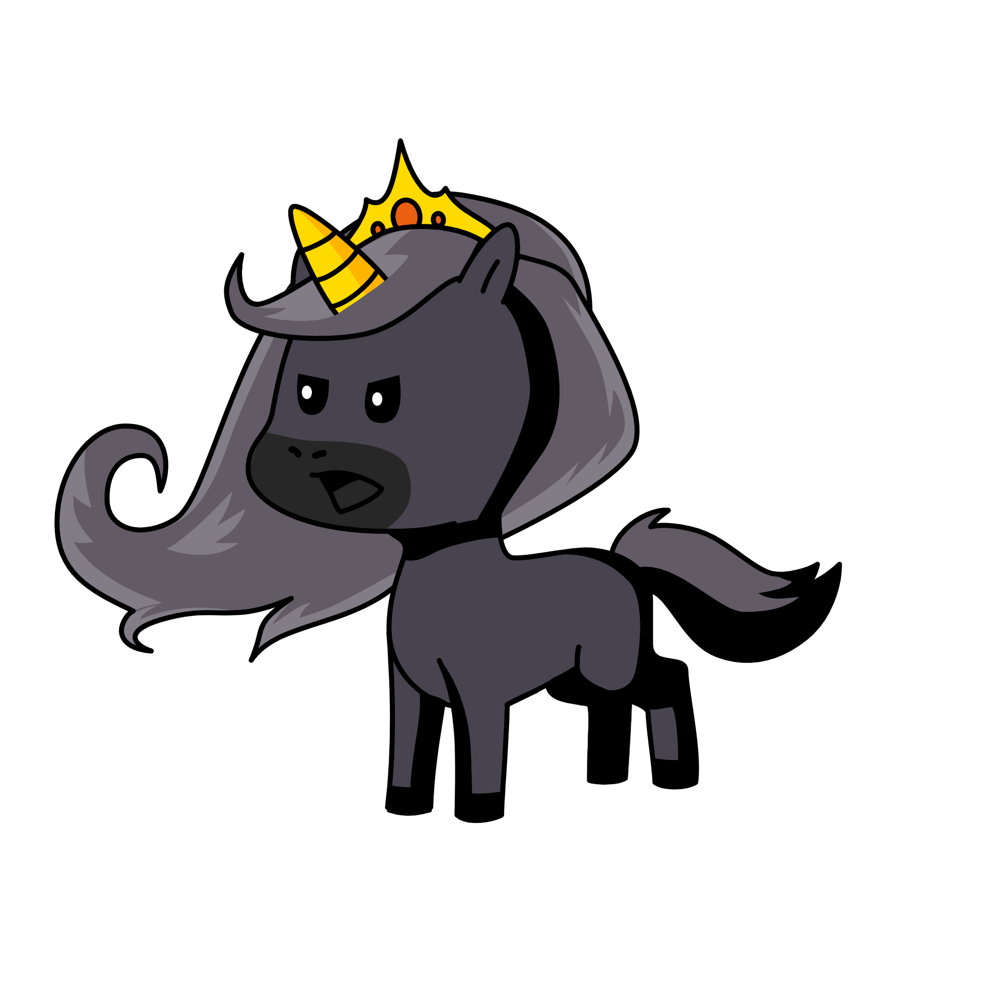 Night 🌟🌙, the unicorn