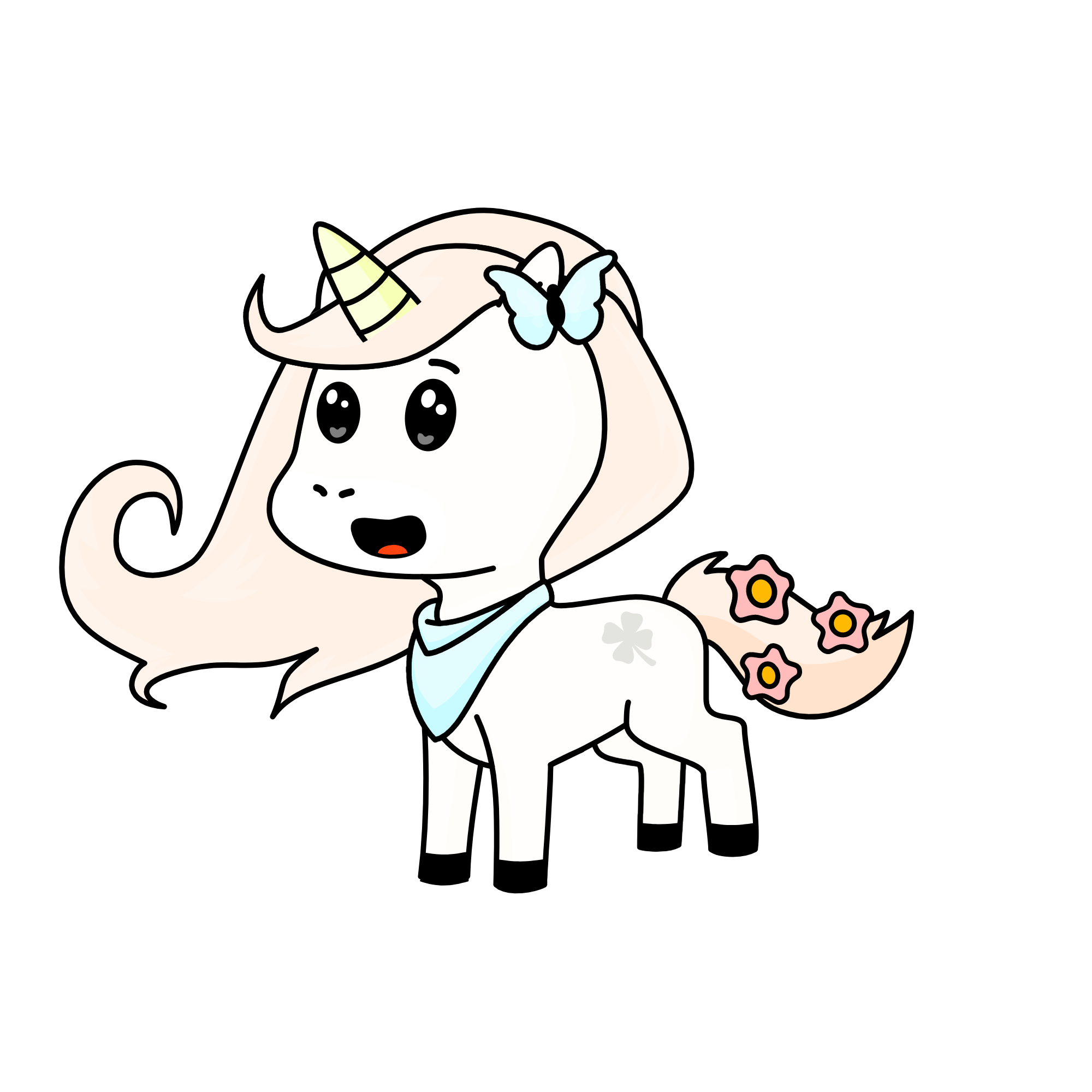 Sun Shine, the unicorn