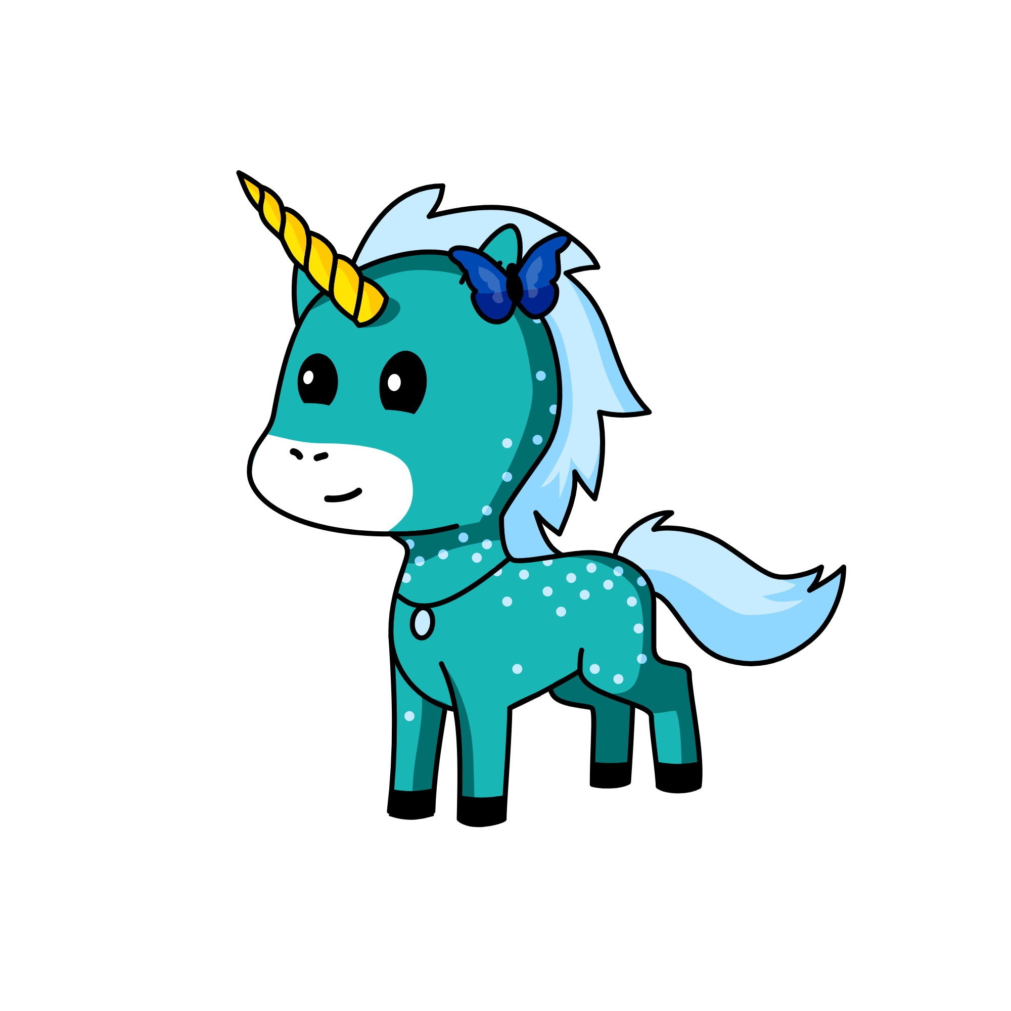Misty, the unicorn