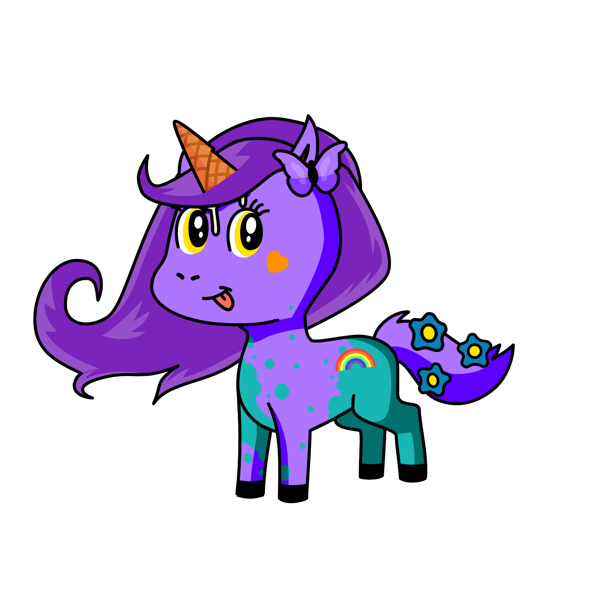 Ice-cream, the unicorn