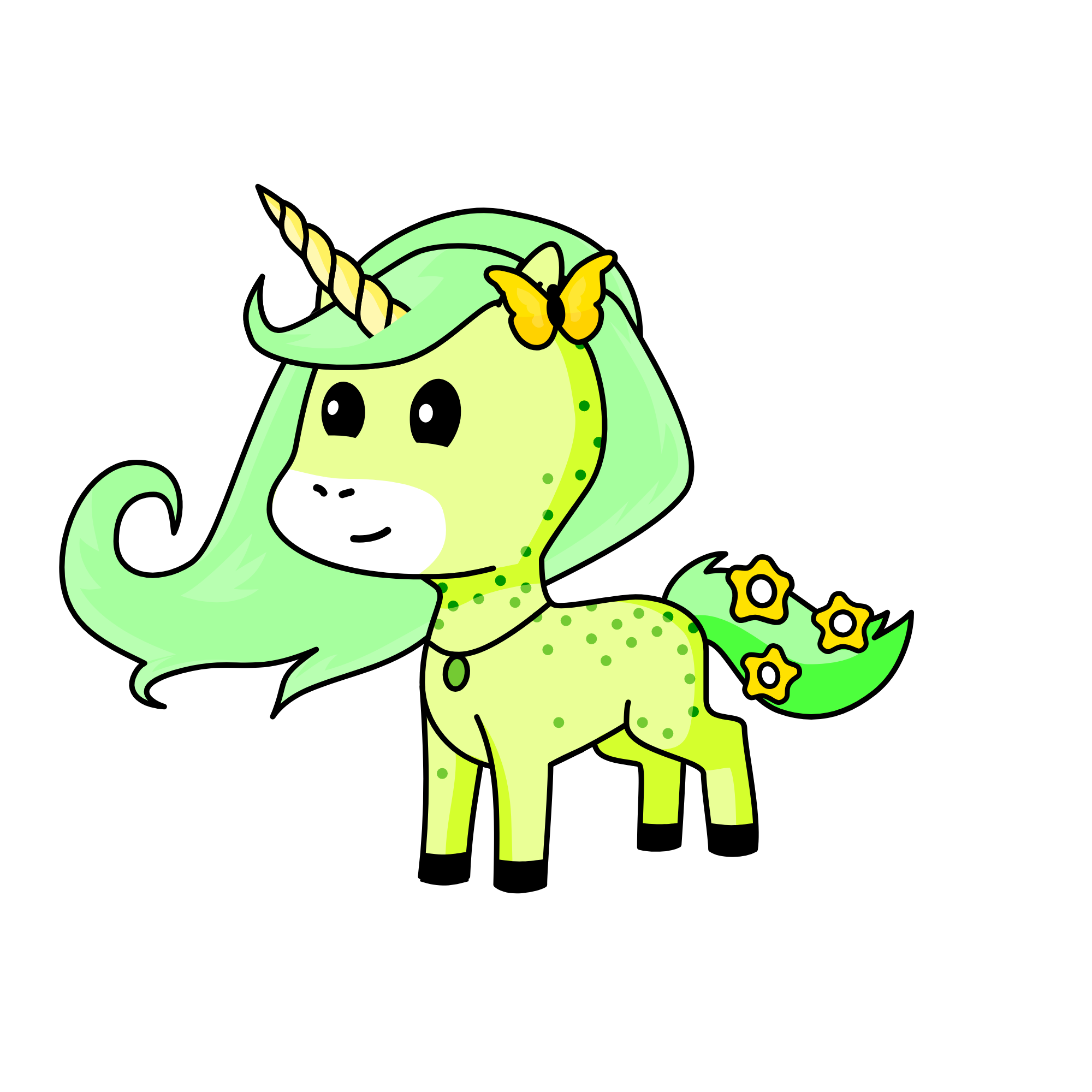 Mango, the unicorn