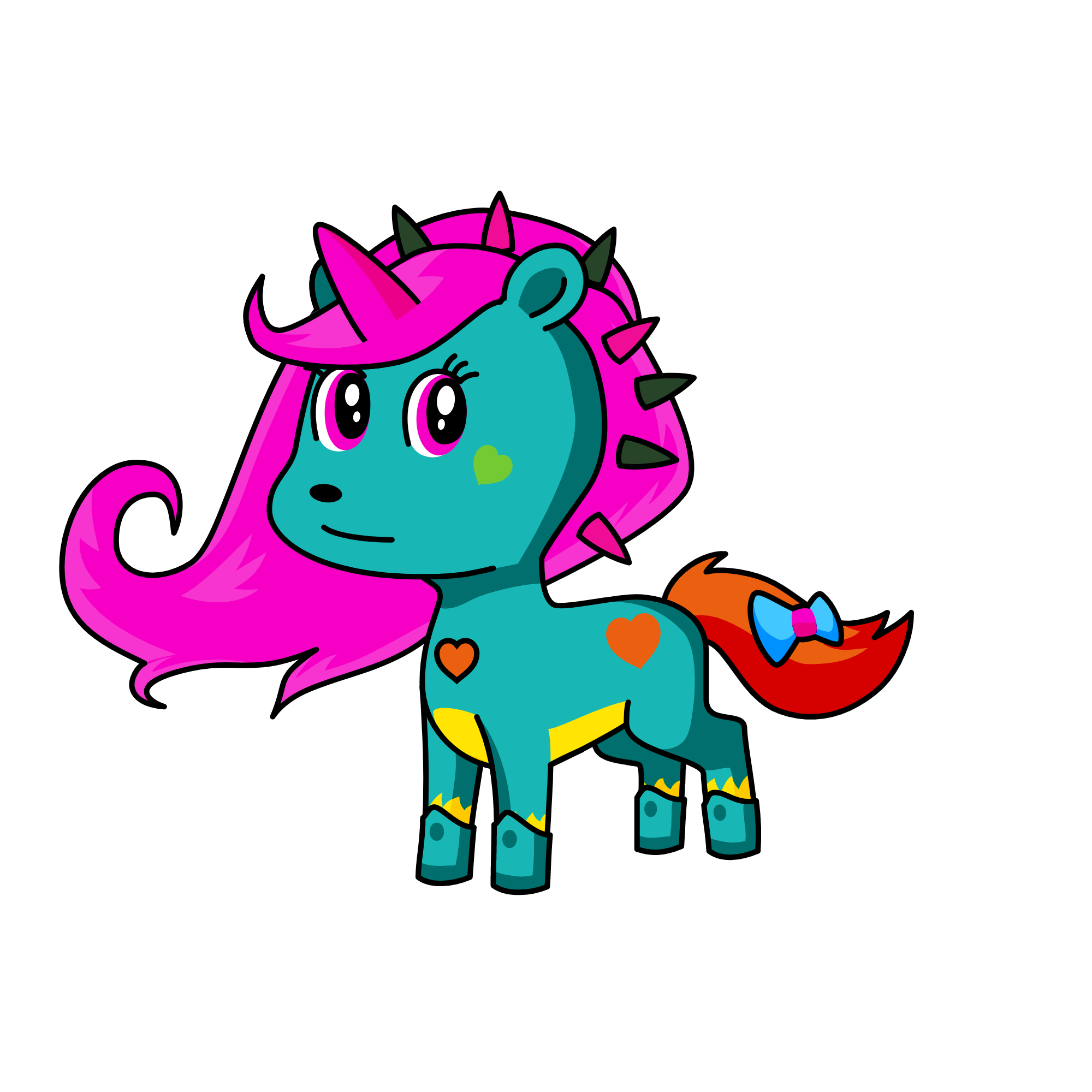 Breydi, the unicorn