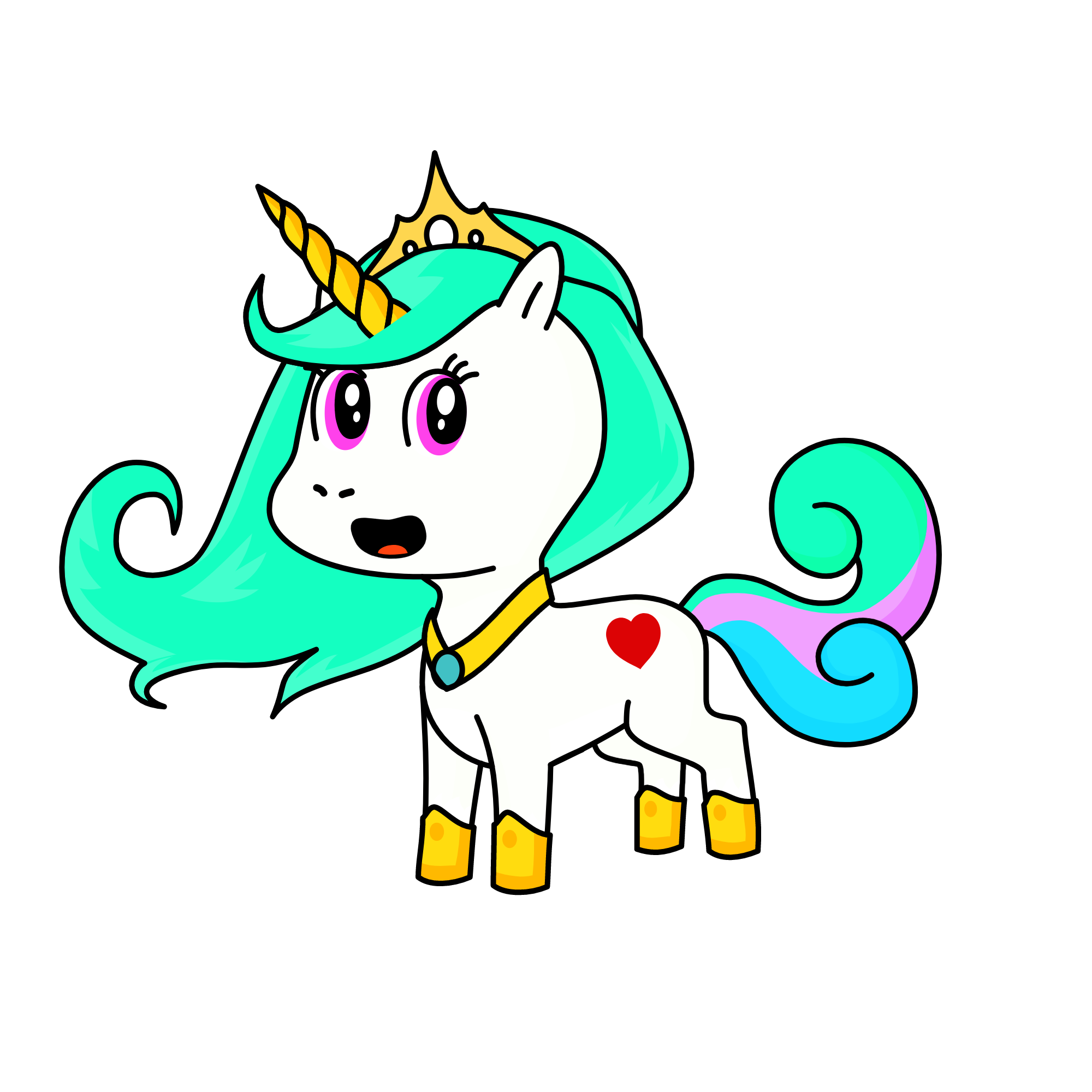 Celestia, the unicorn