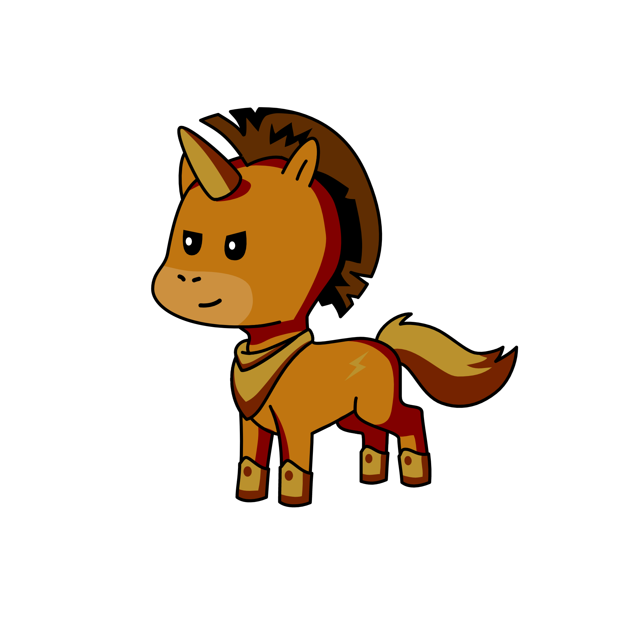 Poopy, the unicorn