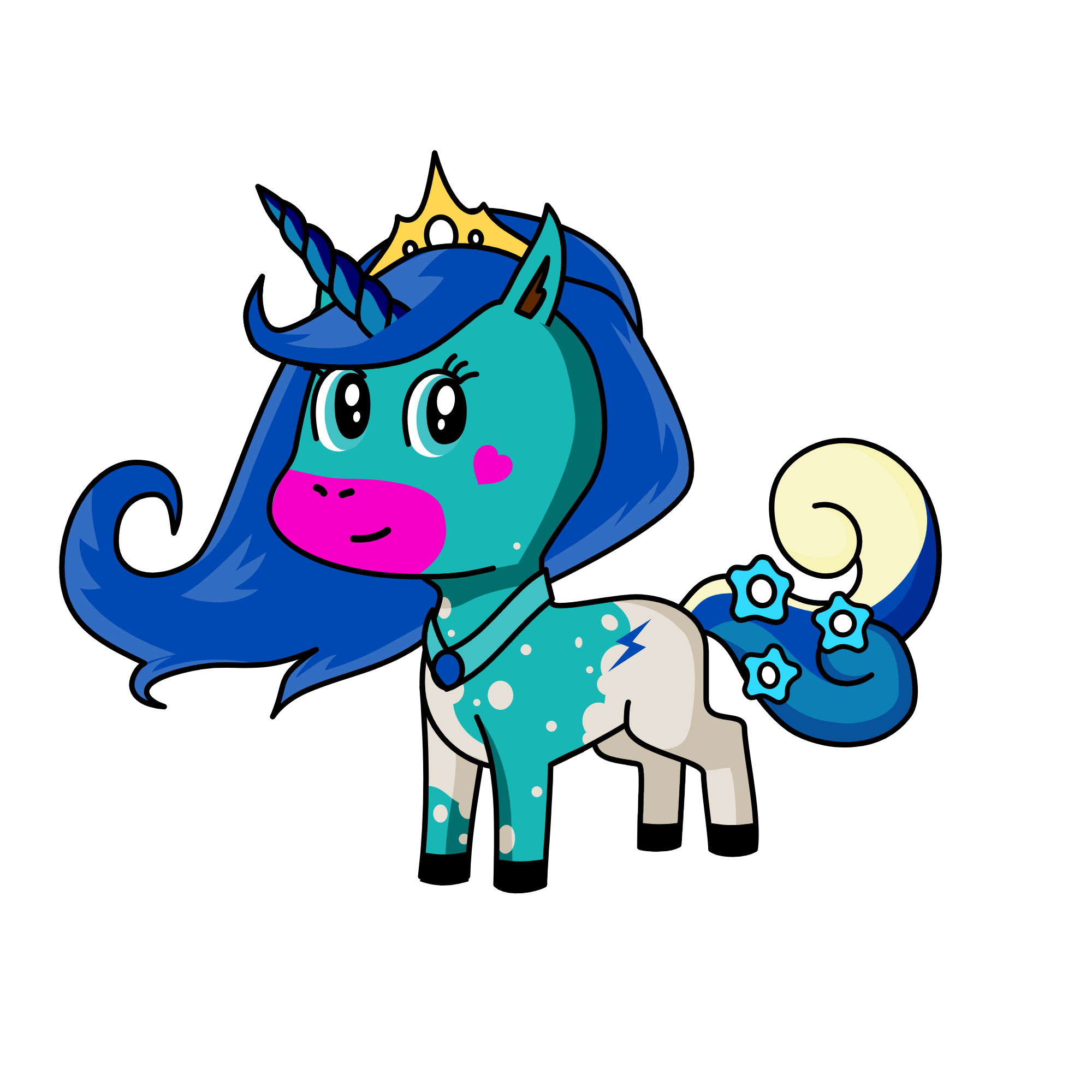 princess luna , the unicorn