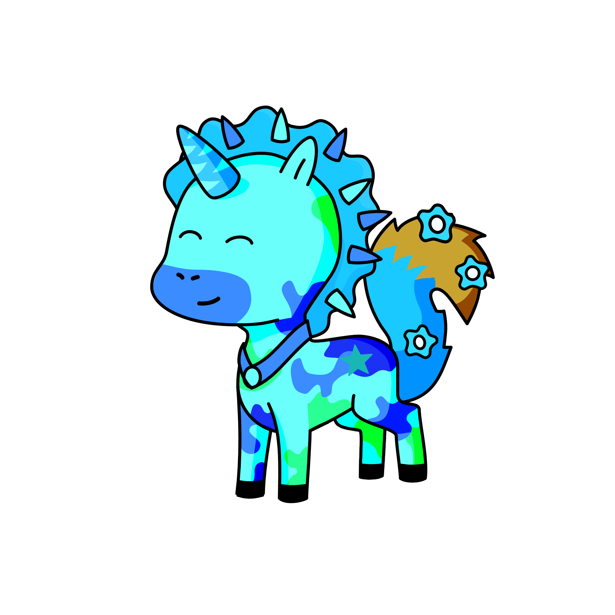 Snowy, the unicorn