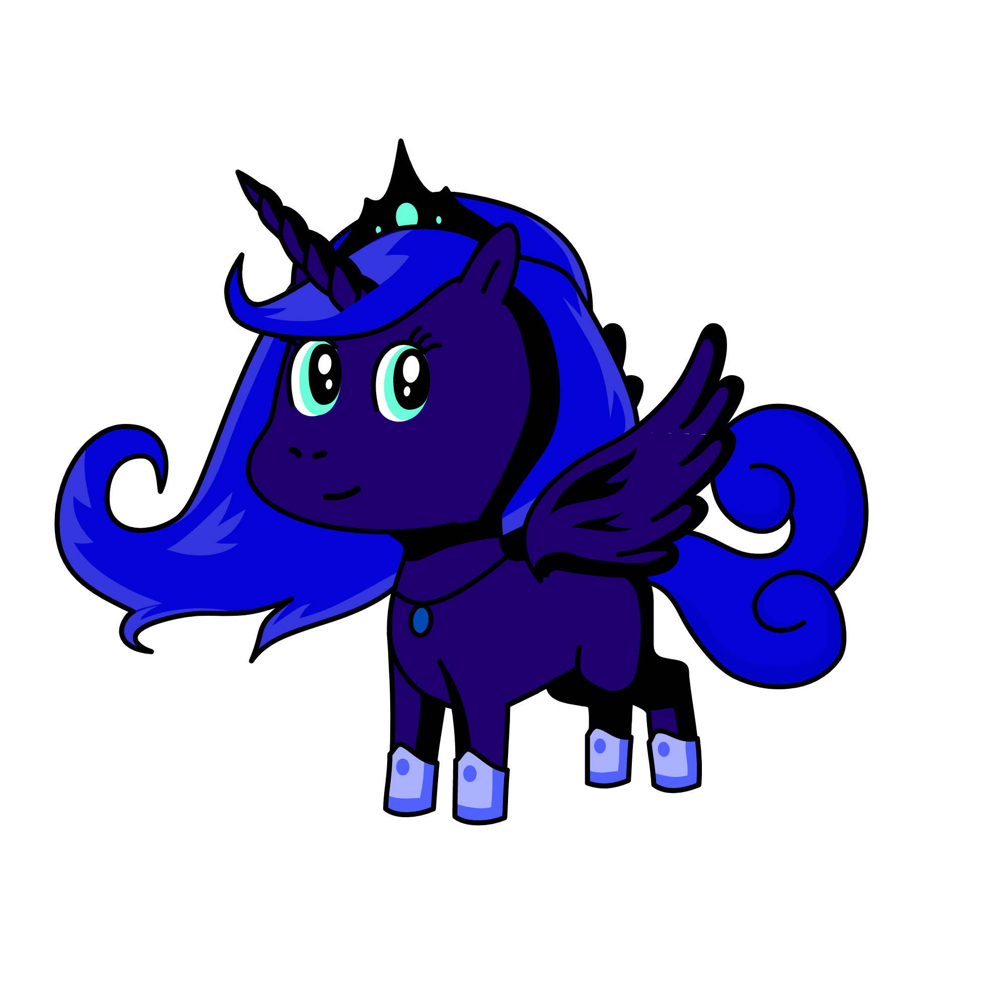 Princess Luna, the unicorn