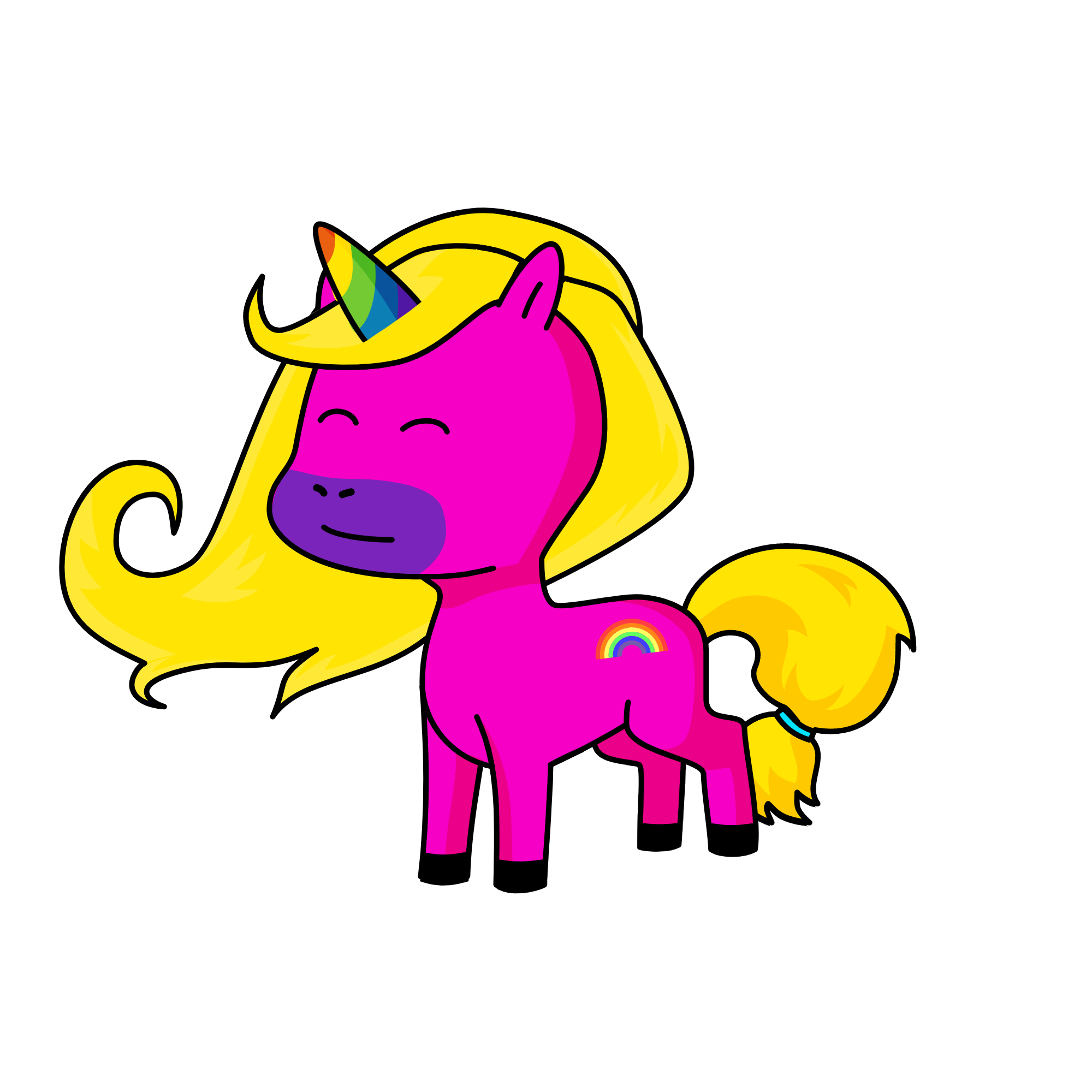 Cupcake, the unicorn