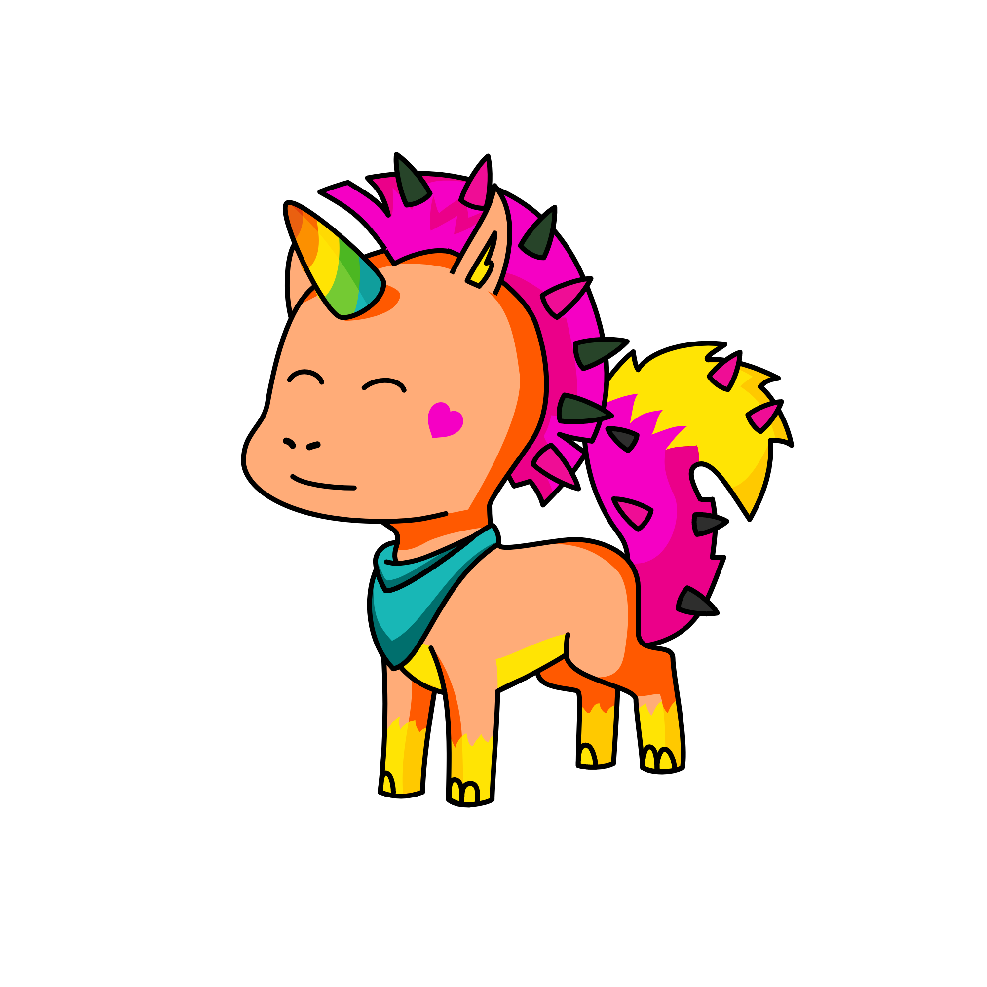 blinker, the unicorn