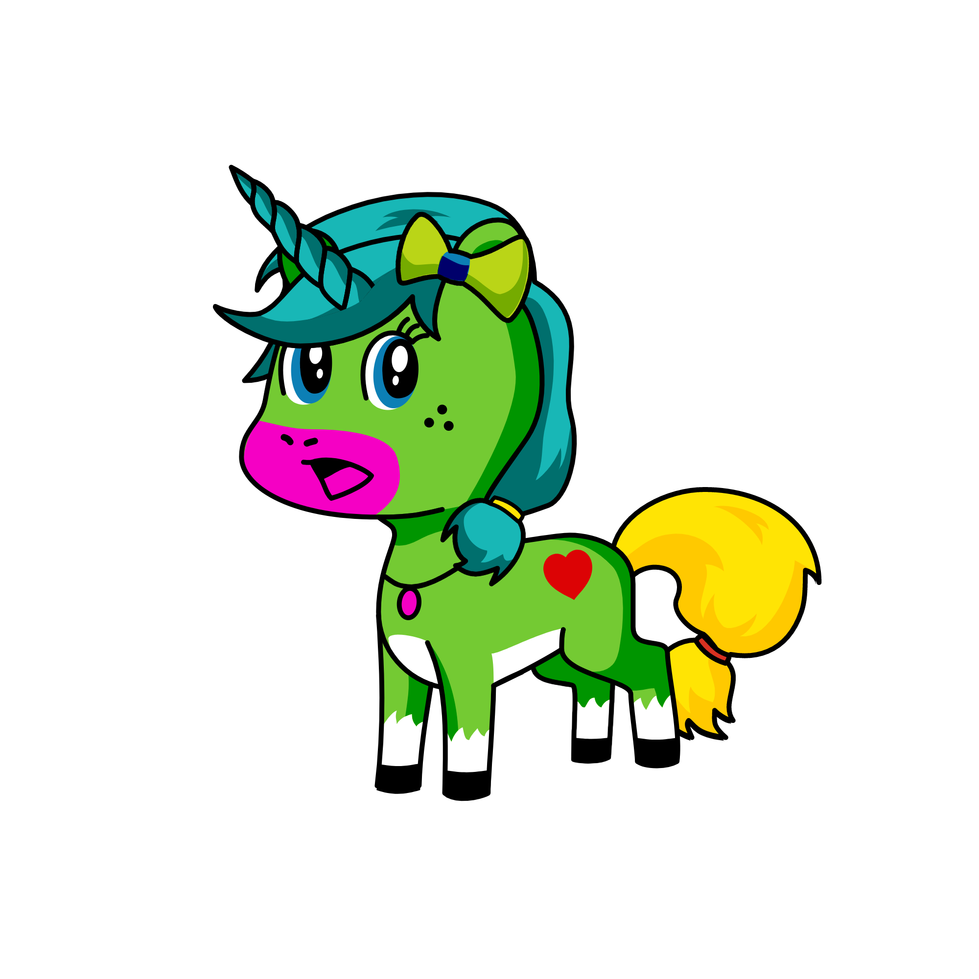 Piclke, the unicorn