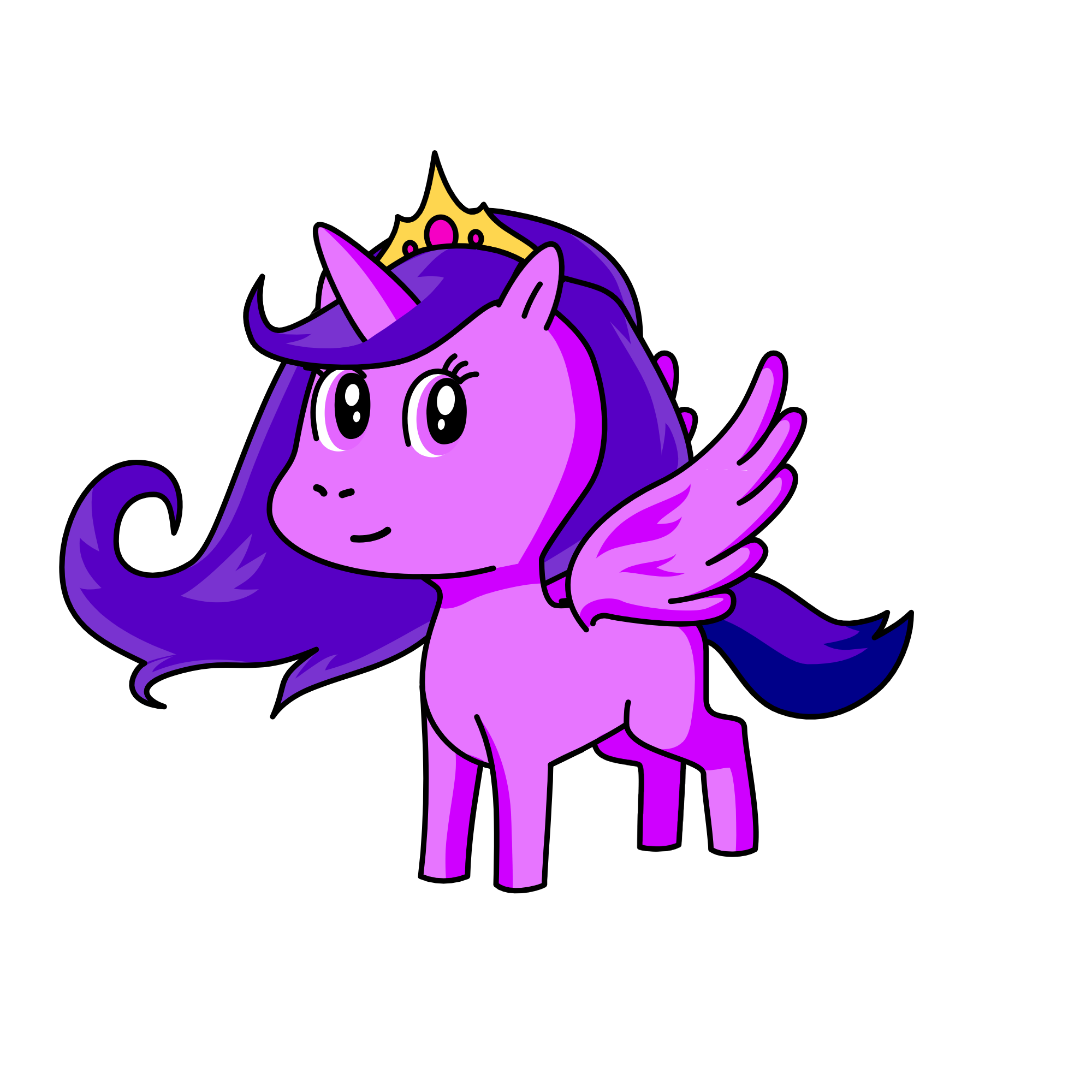 Princess of Friendship (Twilight Sparkle), the unicorn