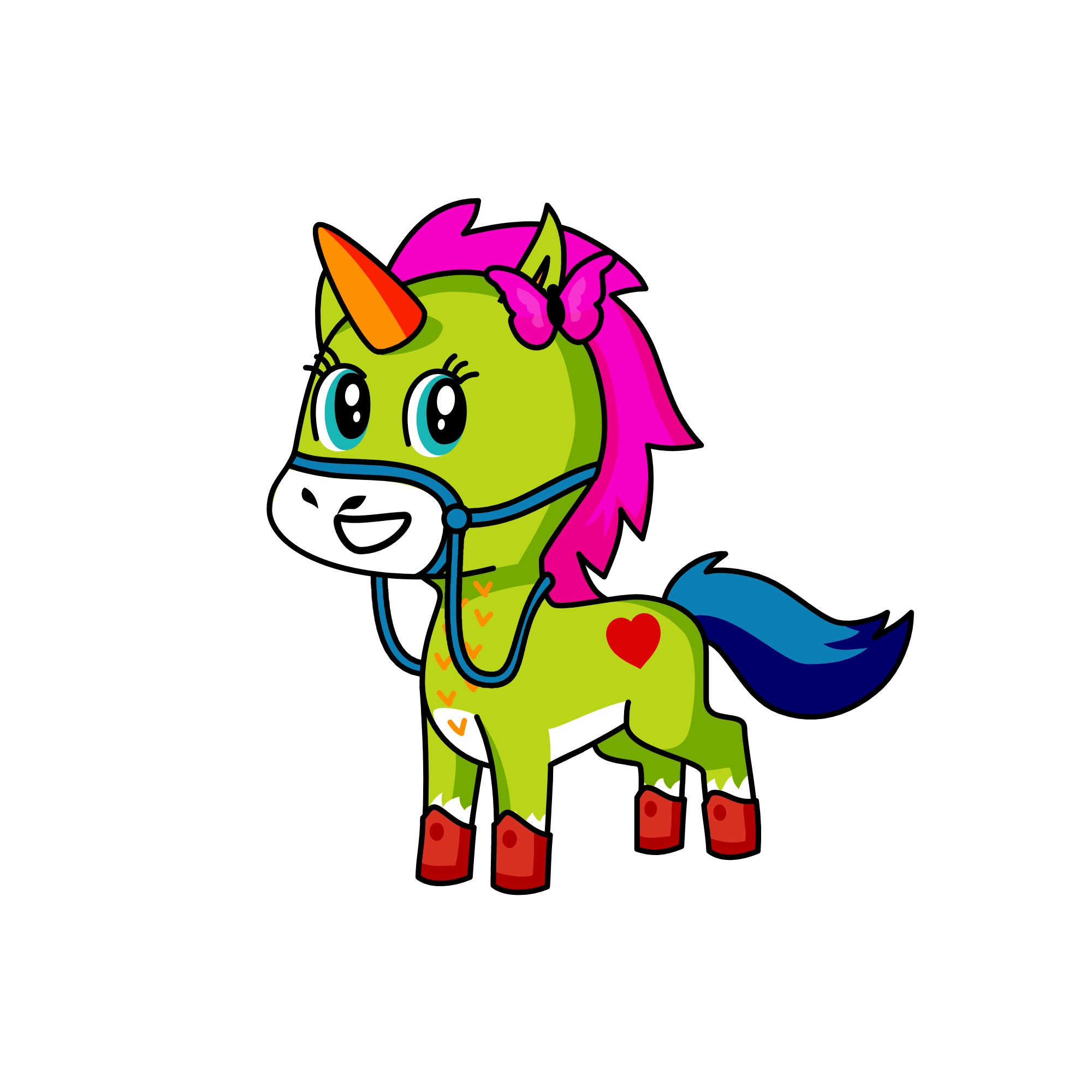 Trash, the unicorn