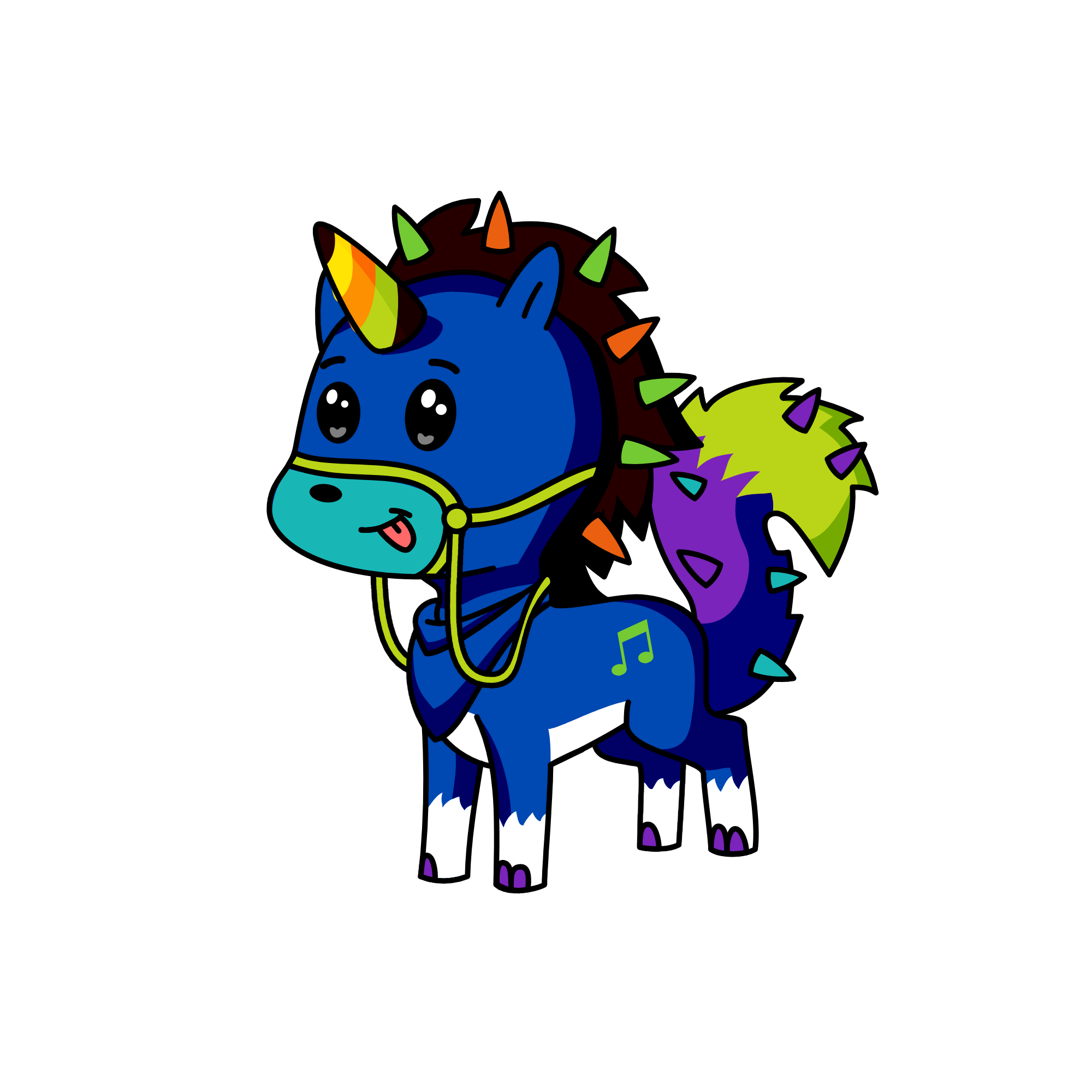 I just pressed the random button. , the unicorn