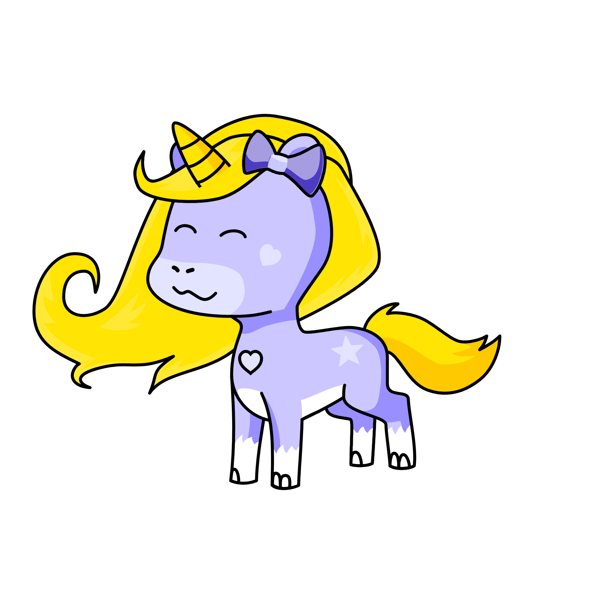 Rapunzel, the unicorn