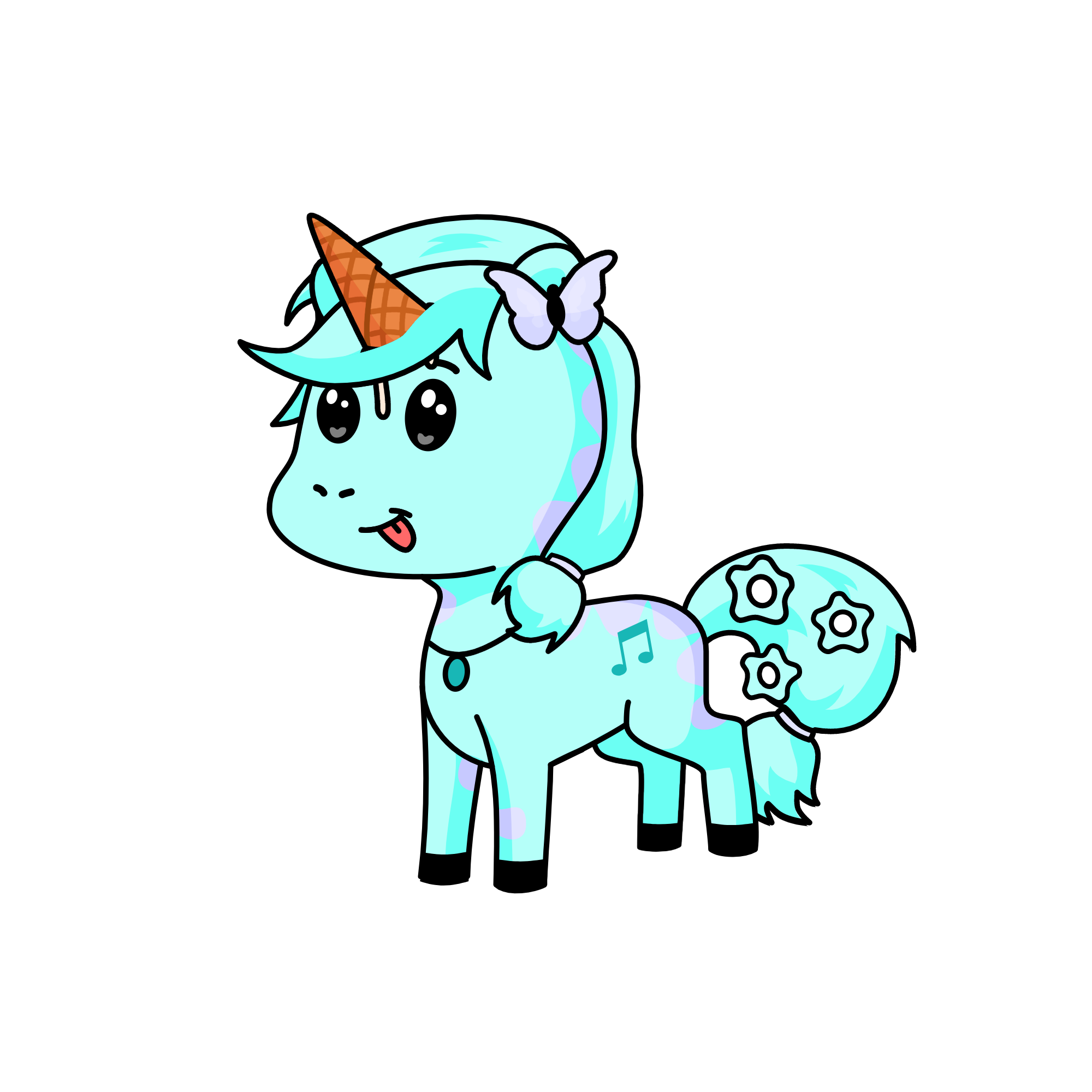 Icy :), the unicorn