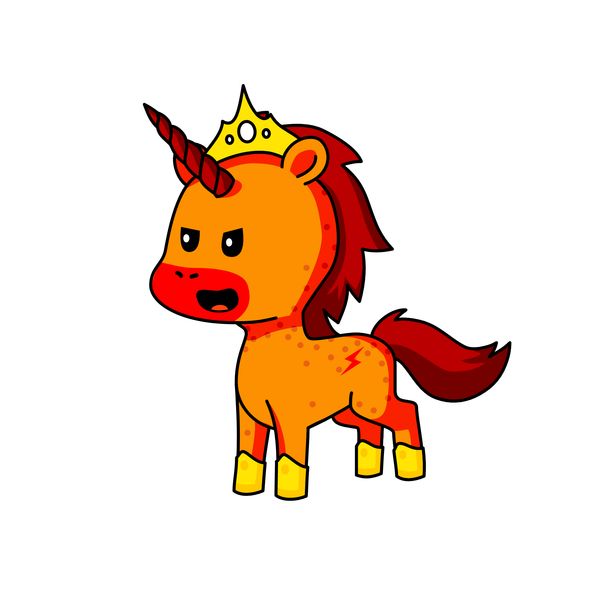 Thunder strorm, the unicorn