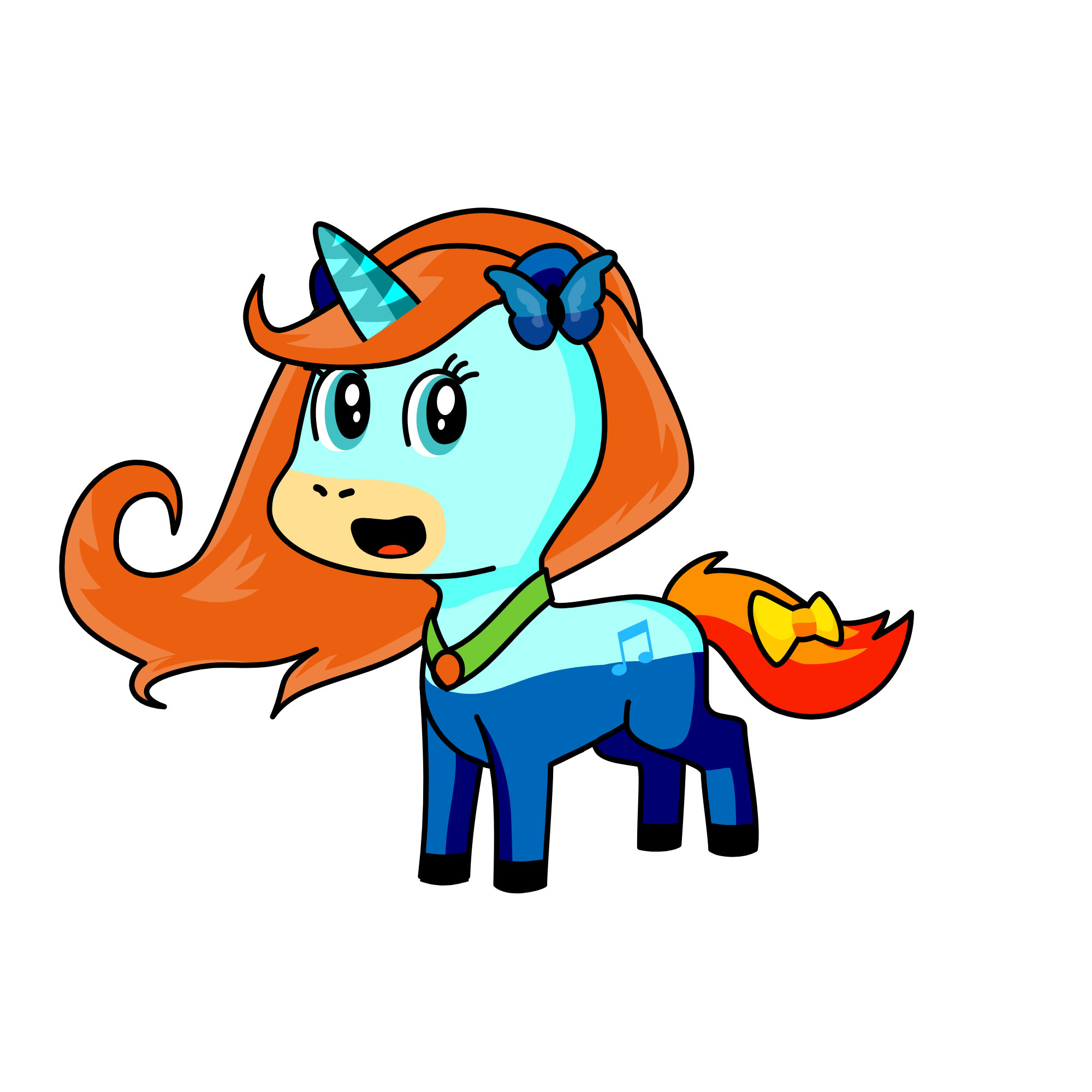 :Coral:, the unicorn