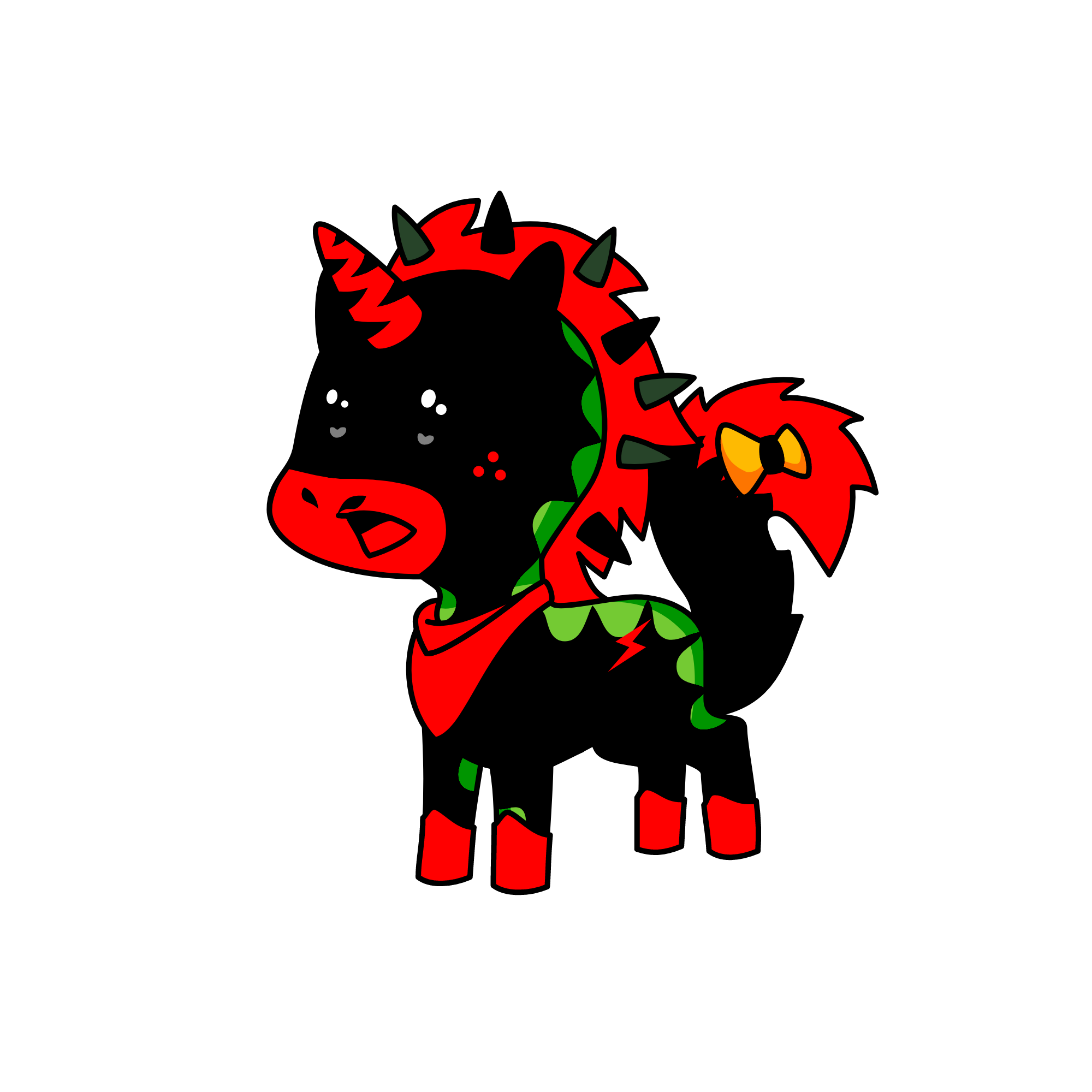 Darky, the unicorn