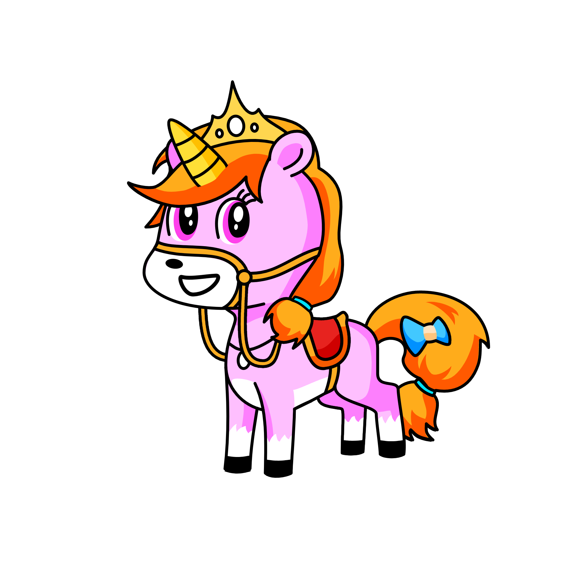 Pinky, the unicorn