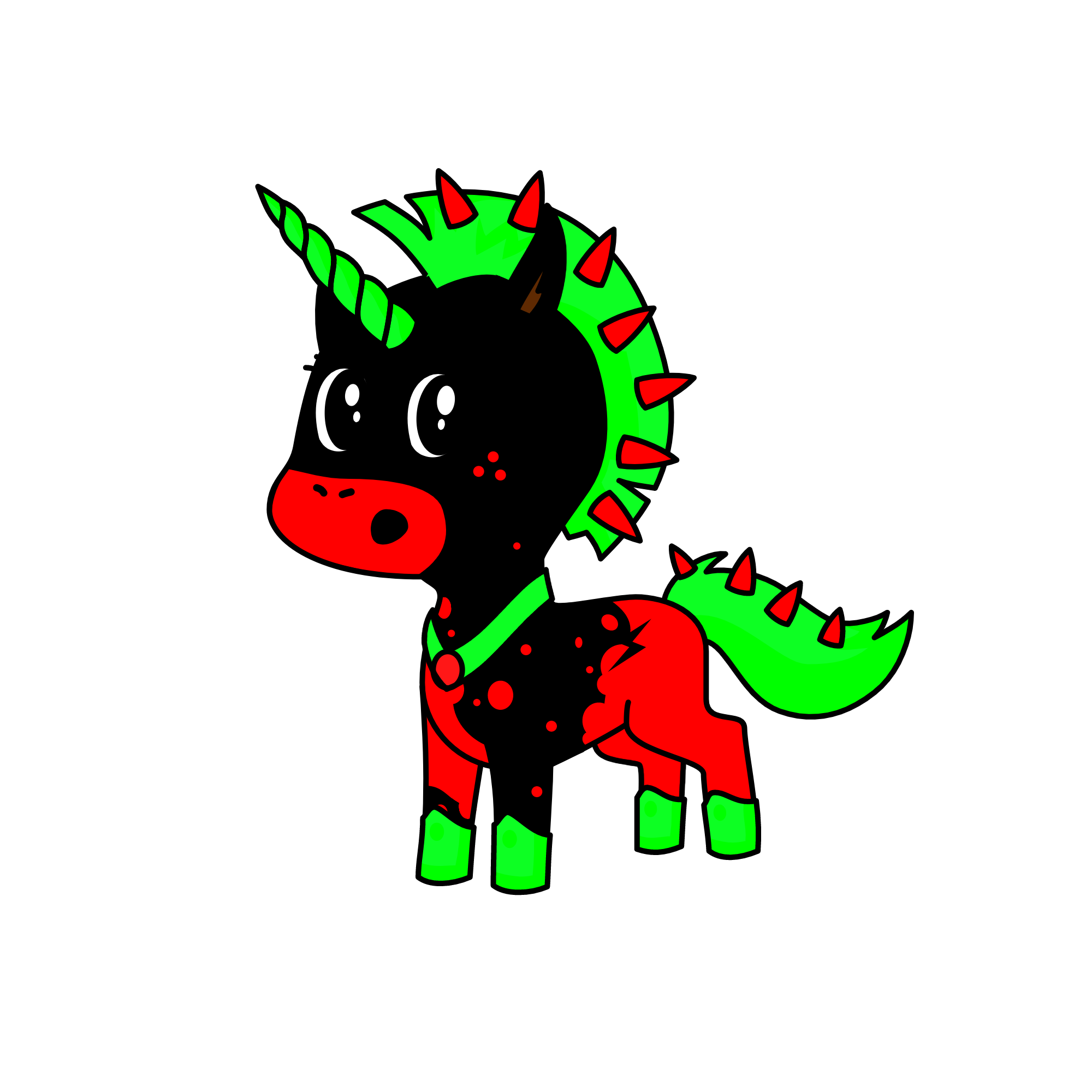 L.E.D, the unicorn
