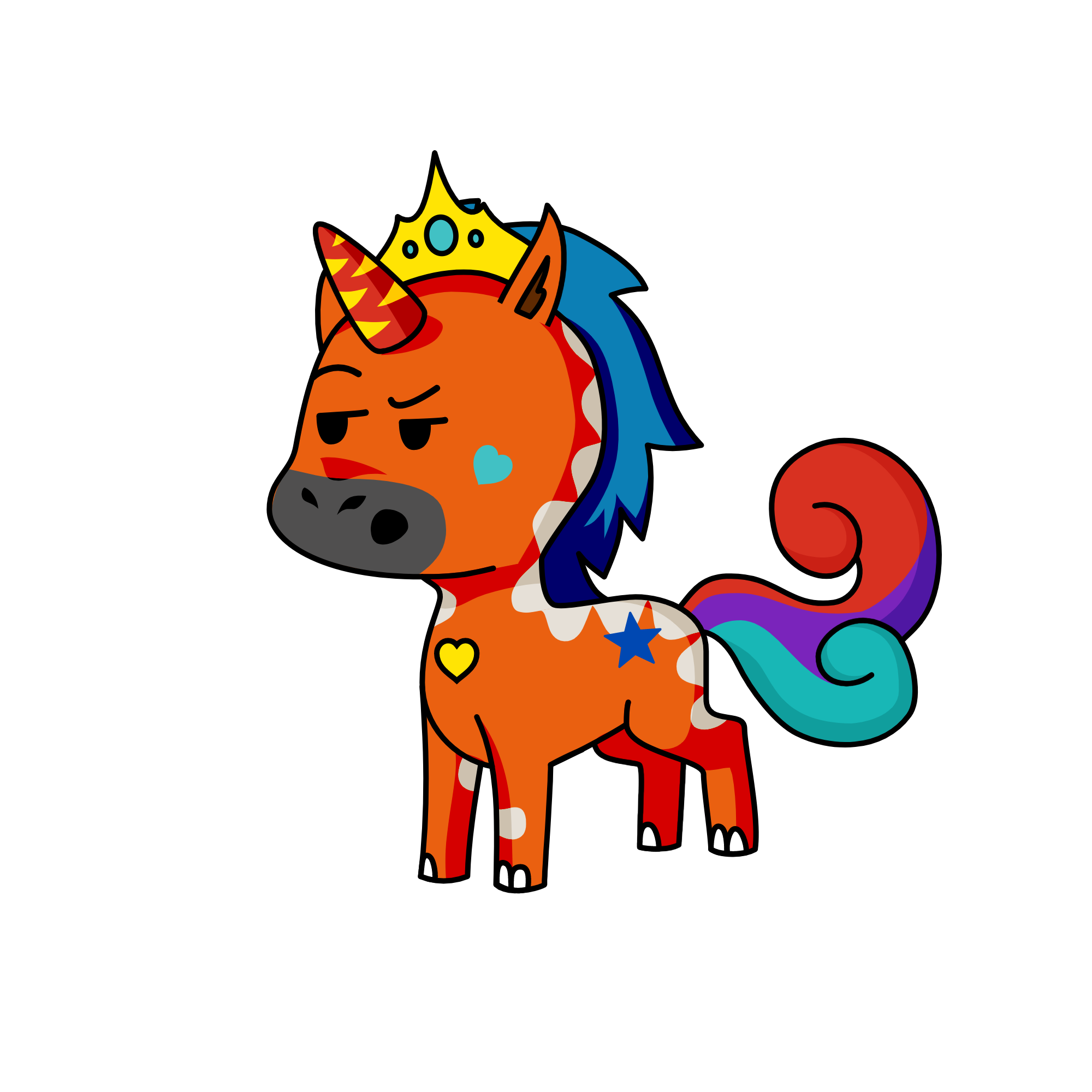 Go uni, the unicorn
