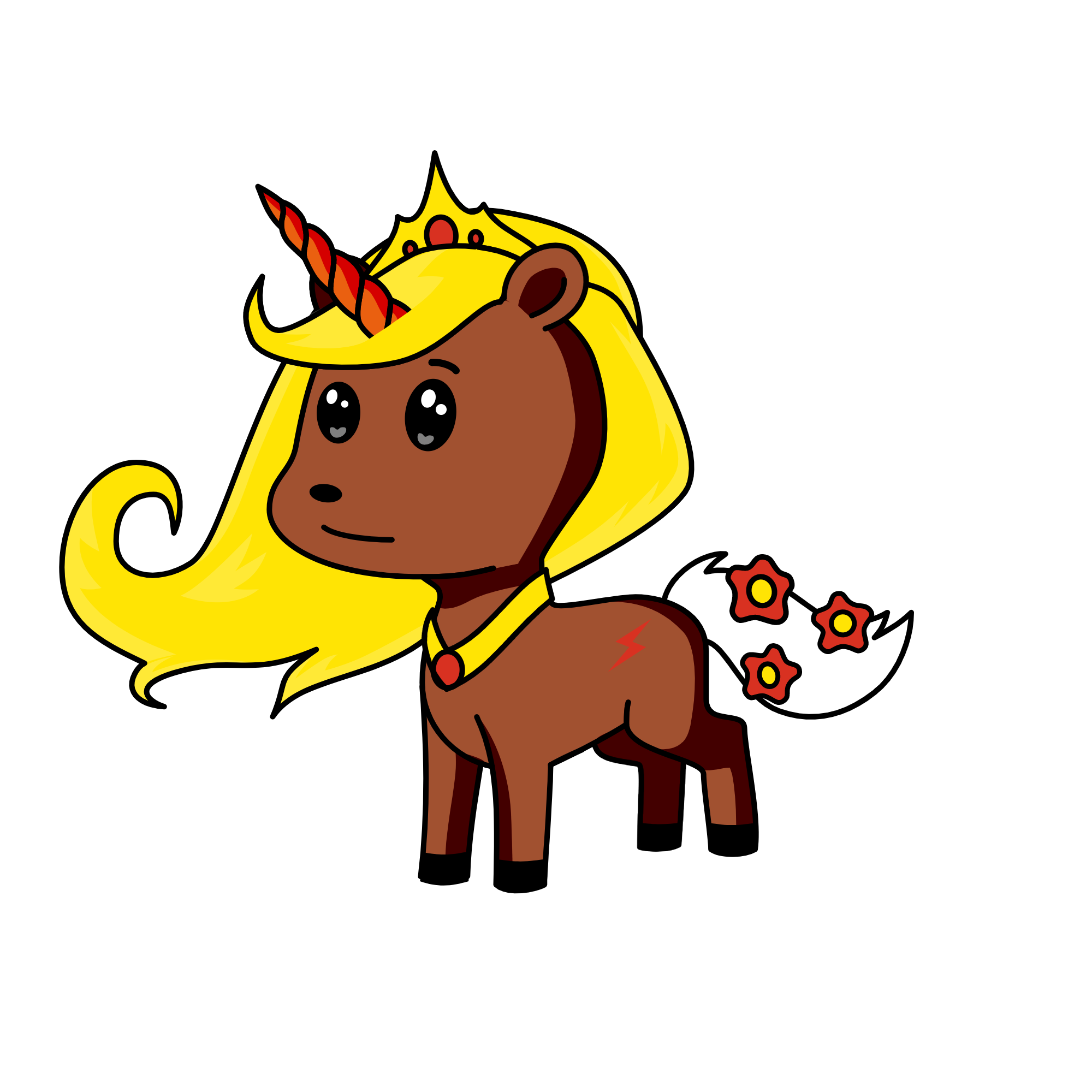 poop monster-eats kids, the unicorn