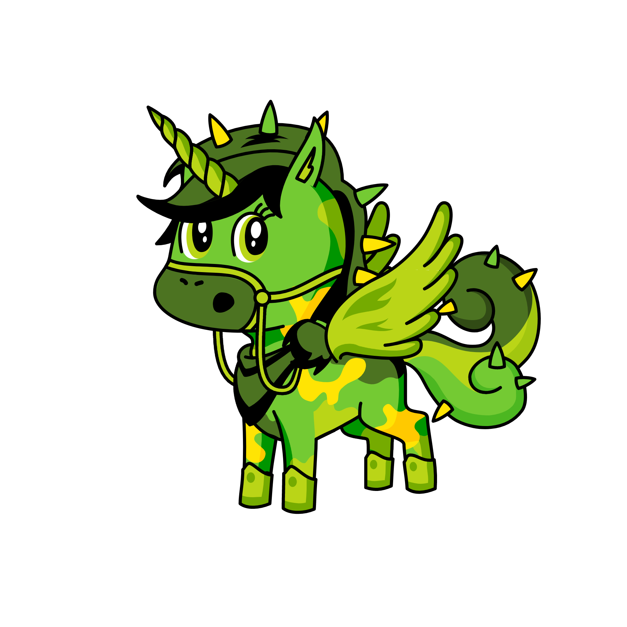 Nature queen, the unicorn