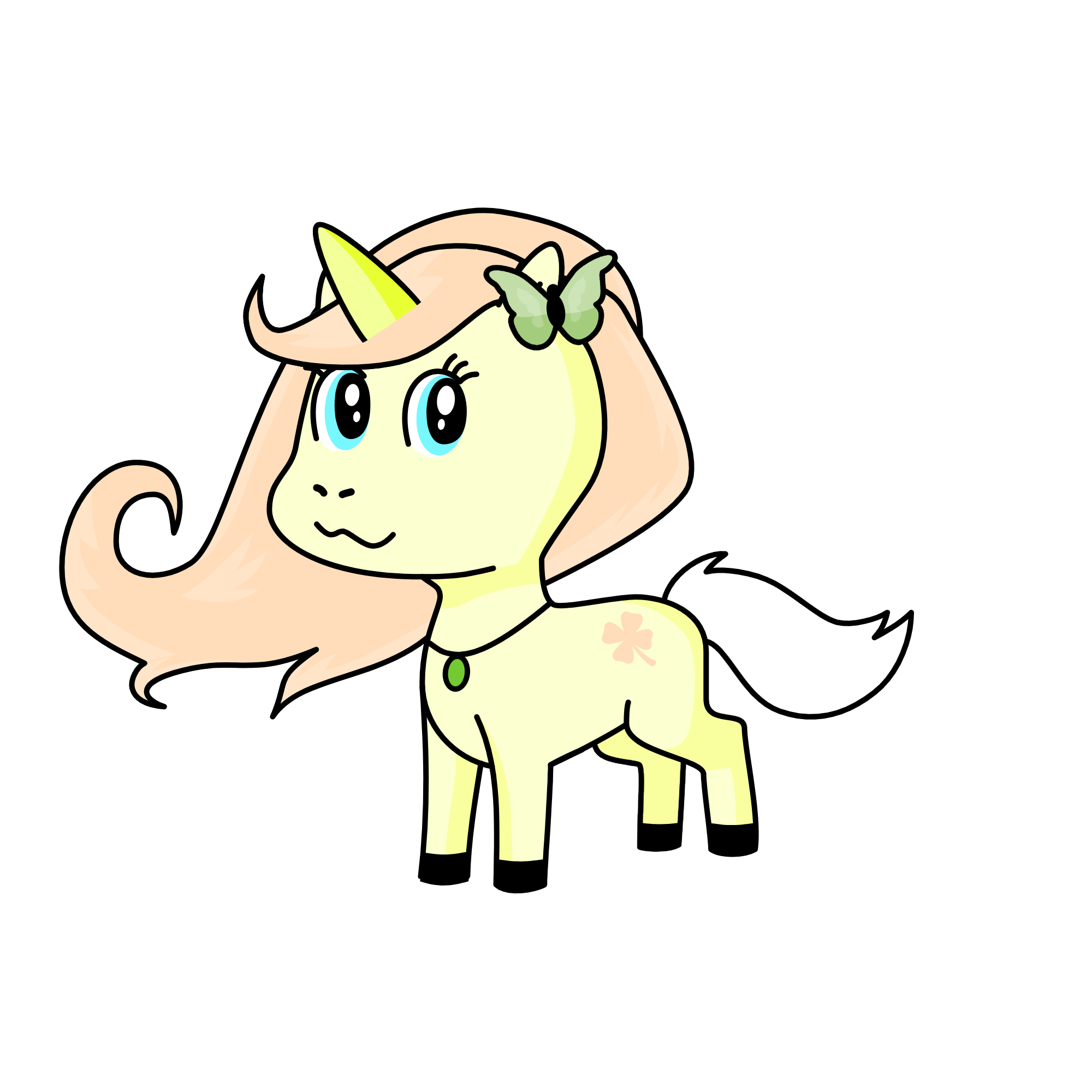 fluttershy, the unicorn