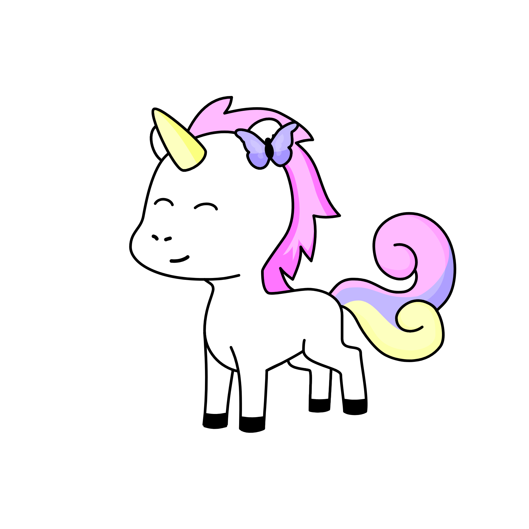 Candy, the unicorn