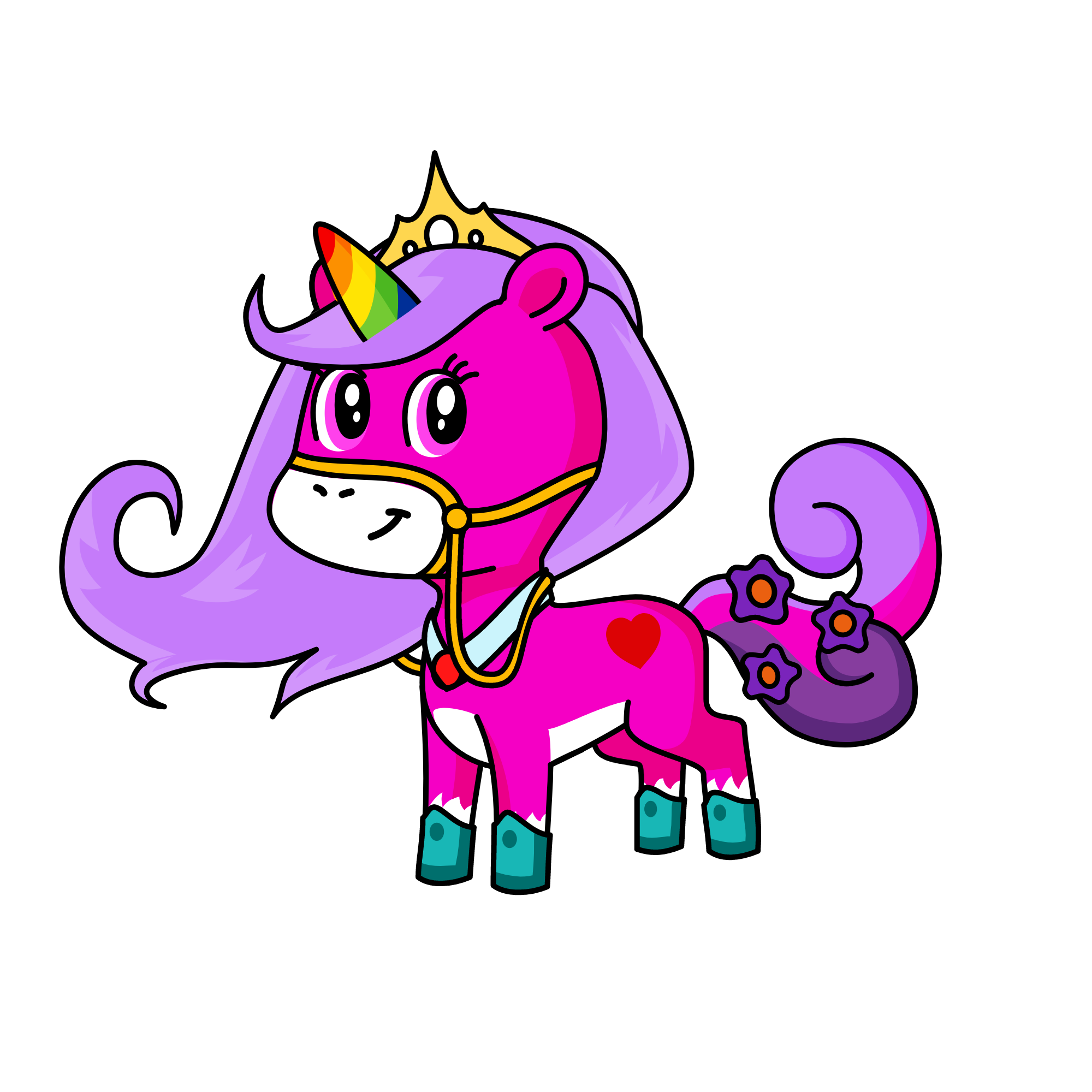Spaceunicorn, the unicorn