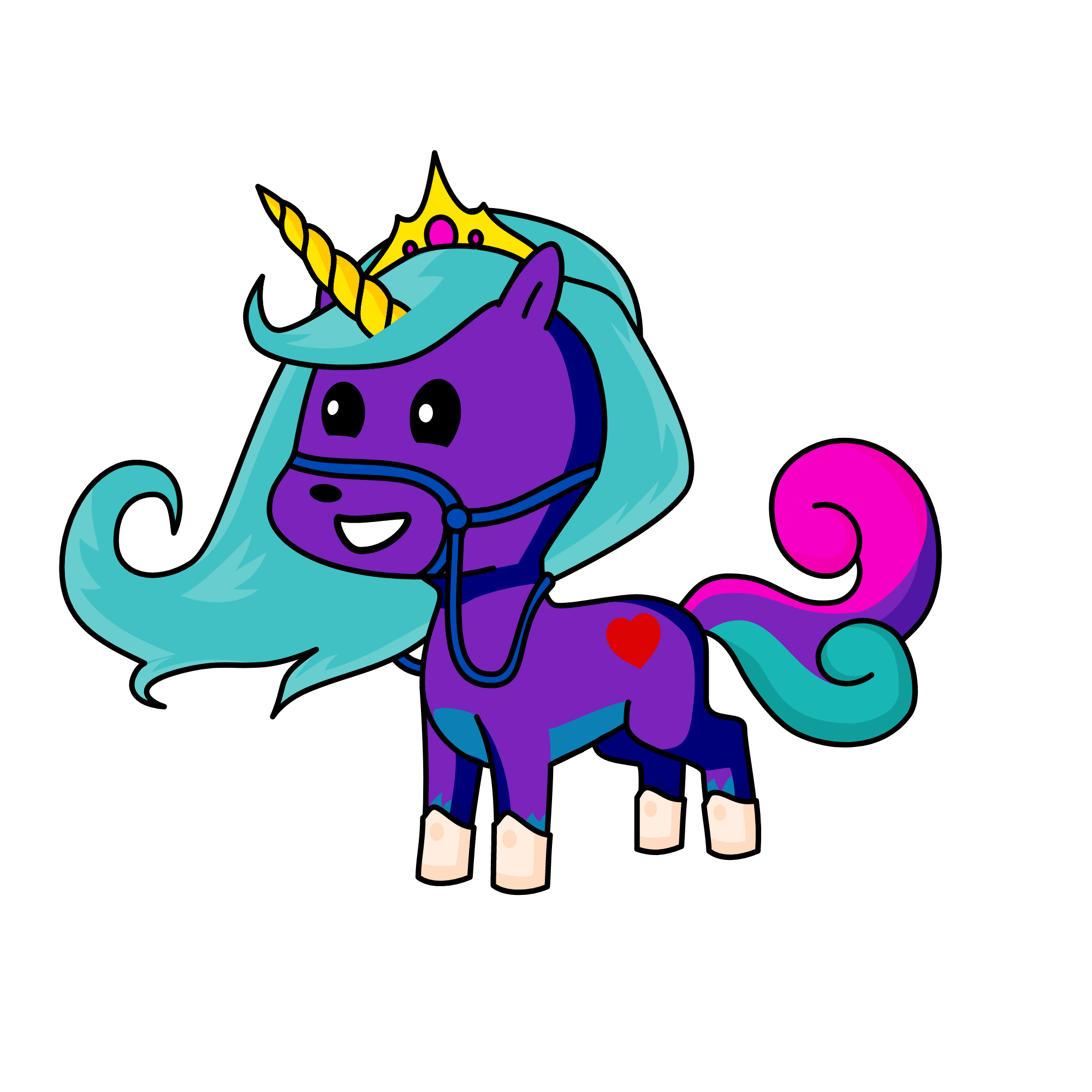 Fosty, the unicorn