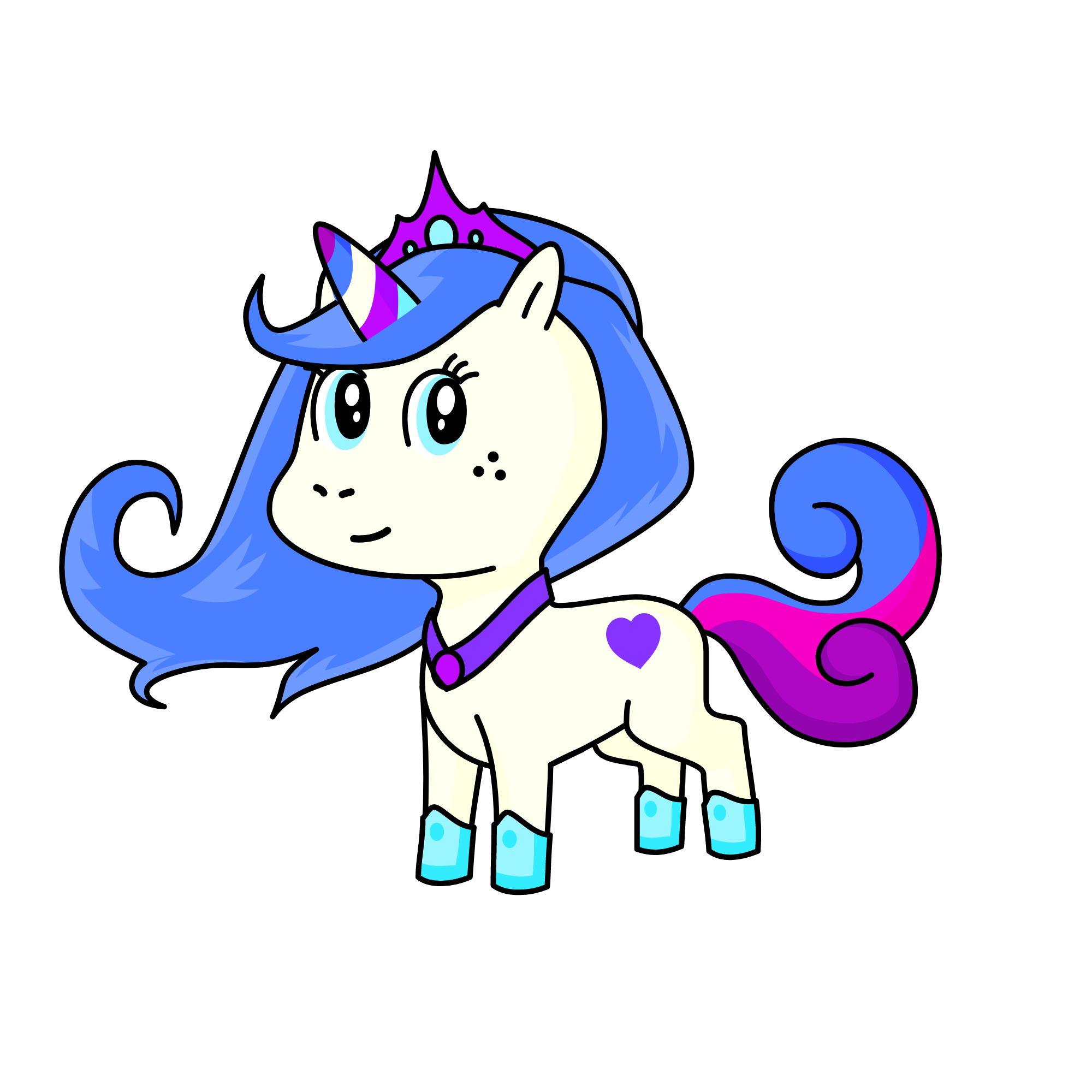 Snowy, the unicorn