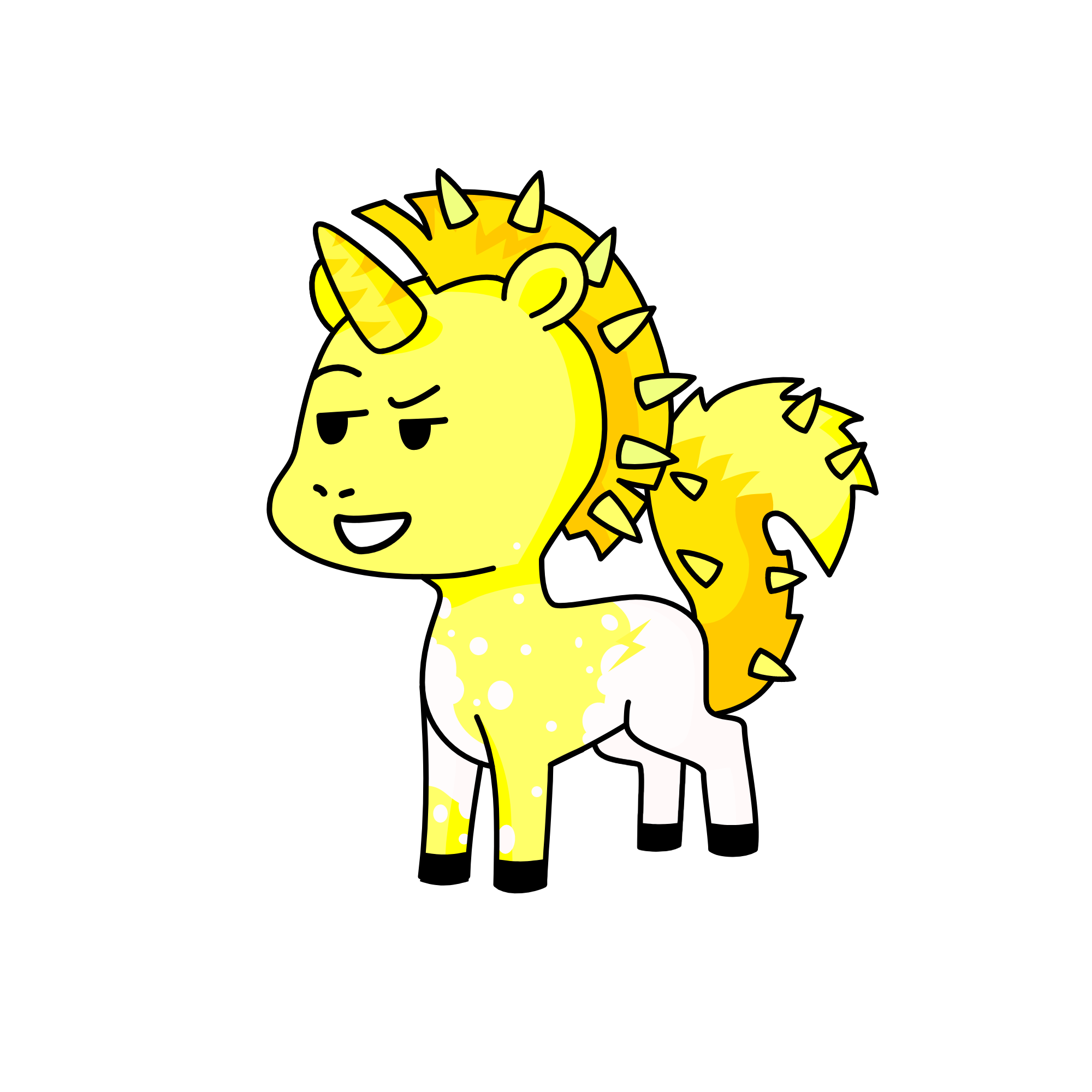 All might, the unicorn