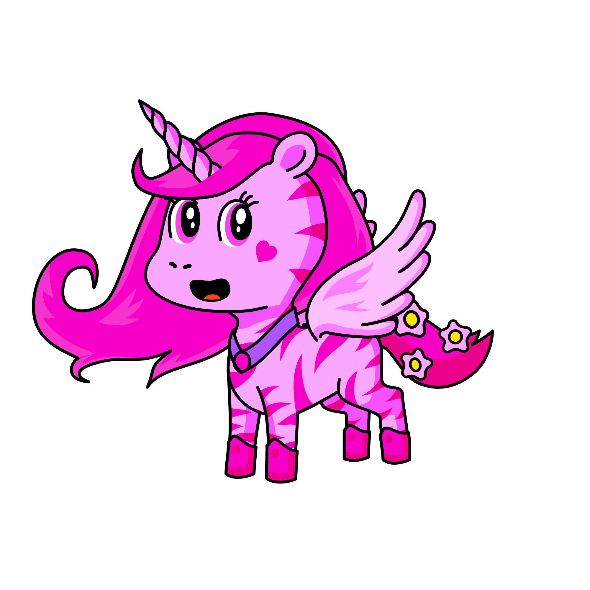 rausvute, the unicorn