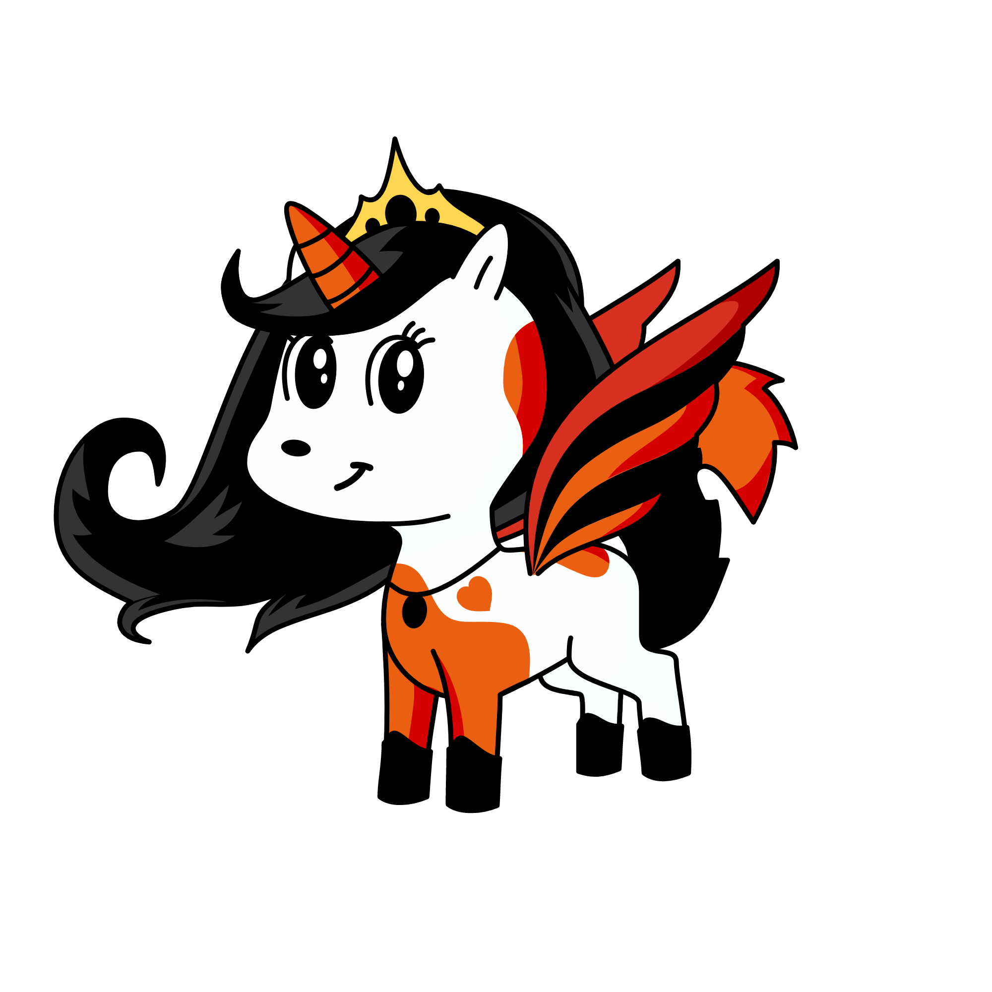 Princess of the Night, the unicorn