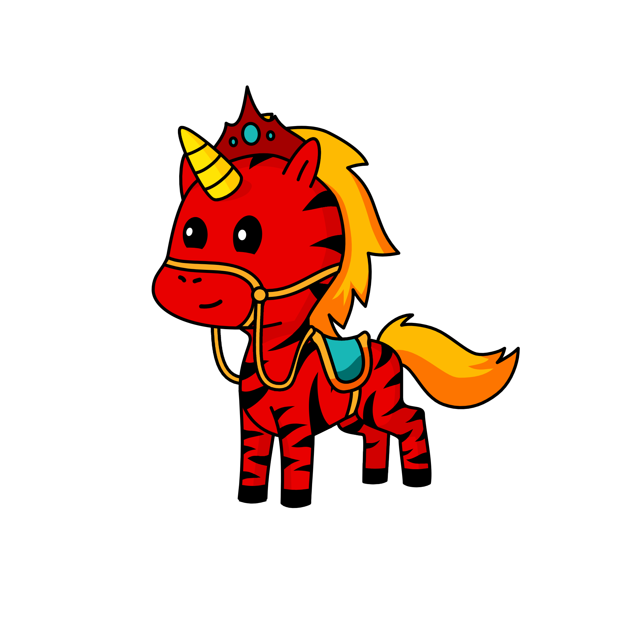 Fire Princess Lavera, the unicorn