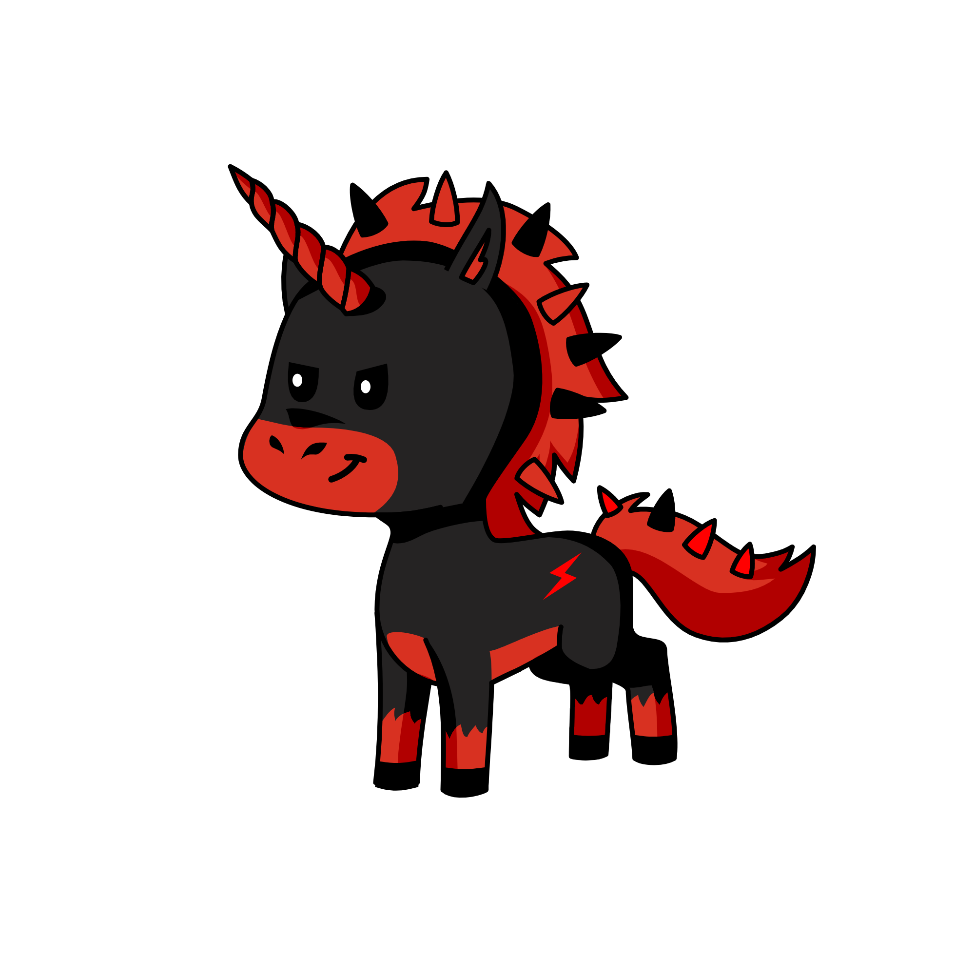 Demon Horse, the unicorn