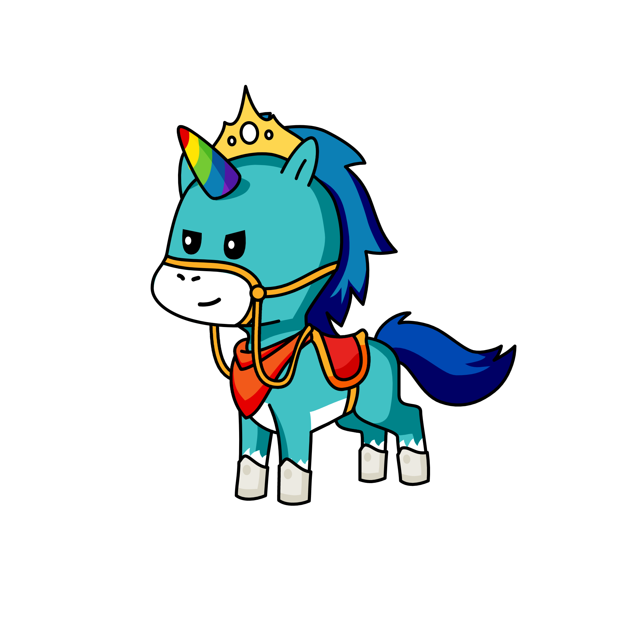 M, the unicorn