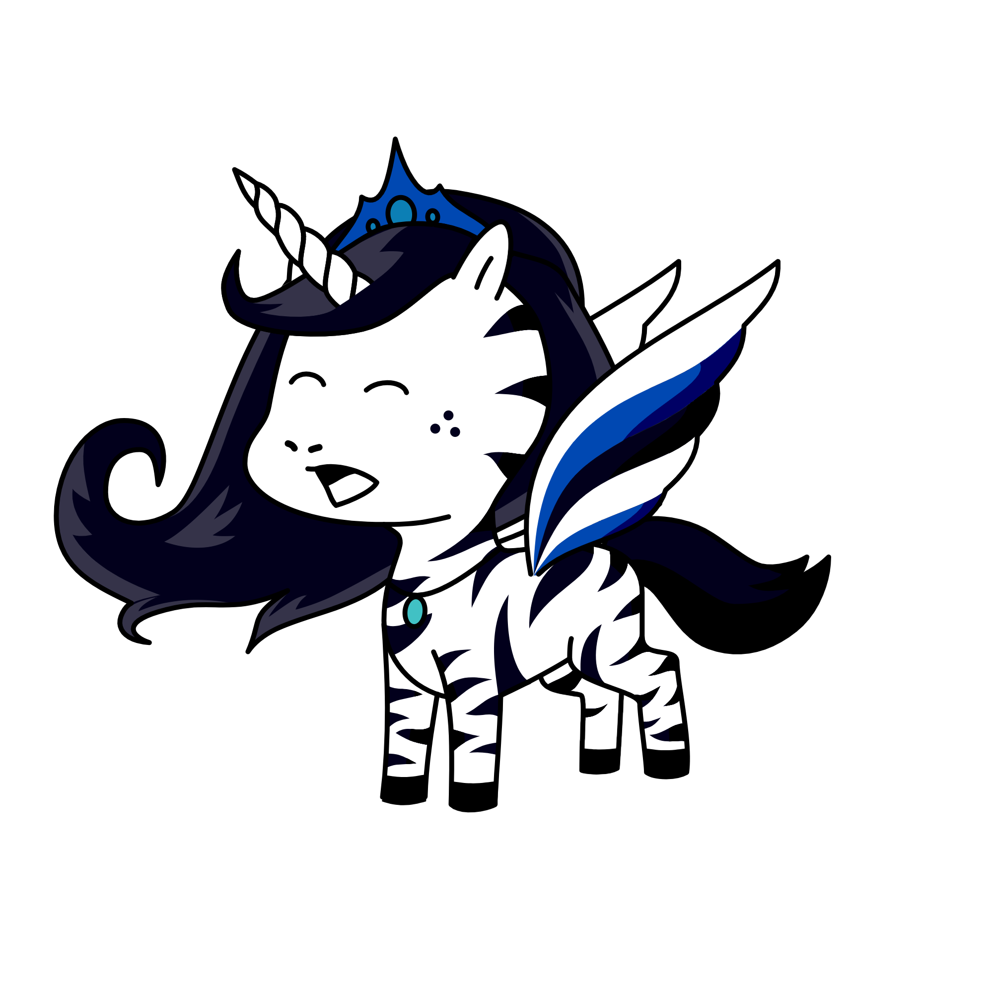 princess zebby, the unicorn