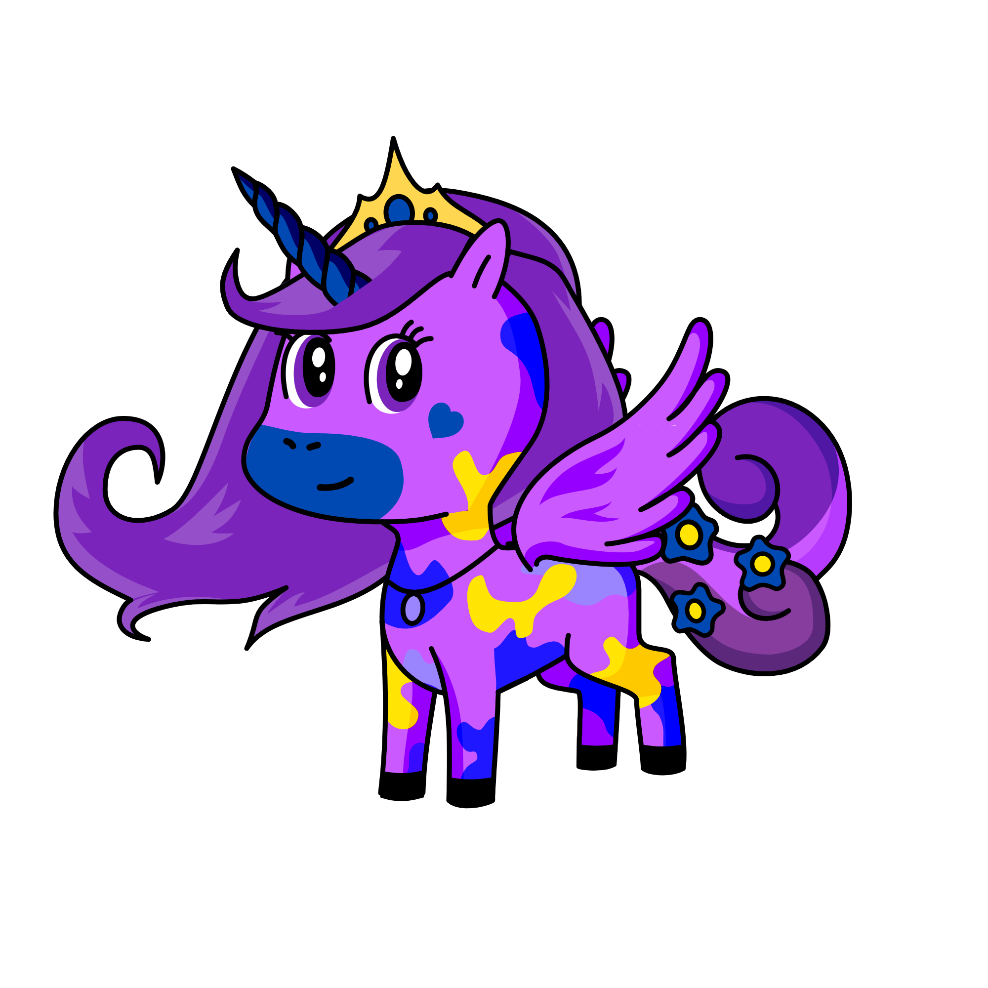 Misty, the unicorn